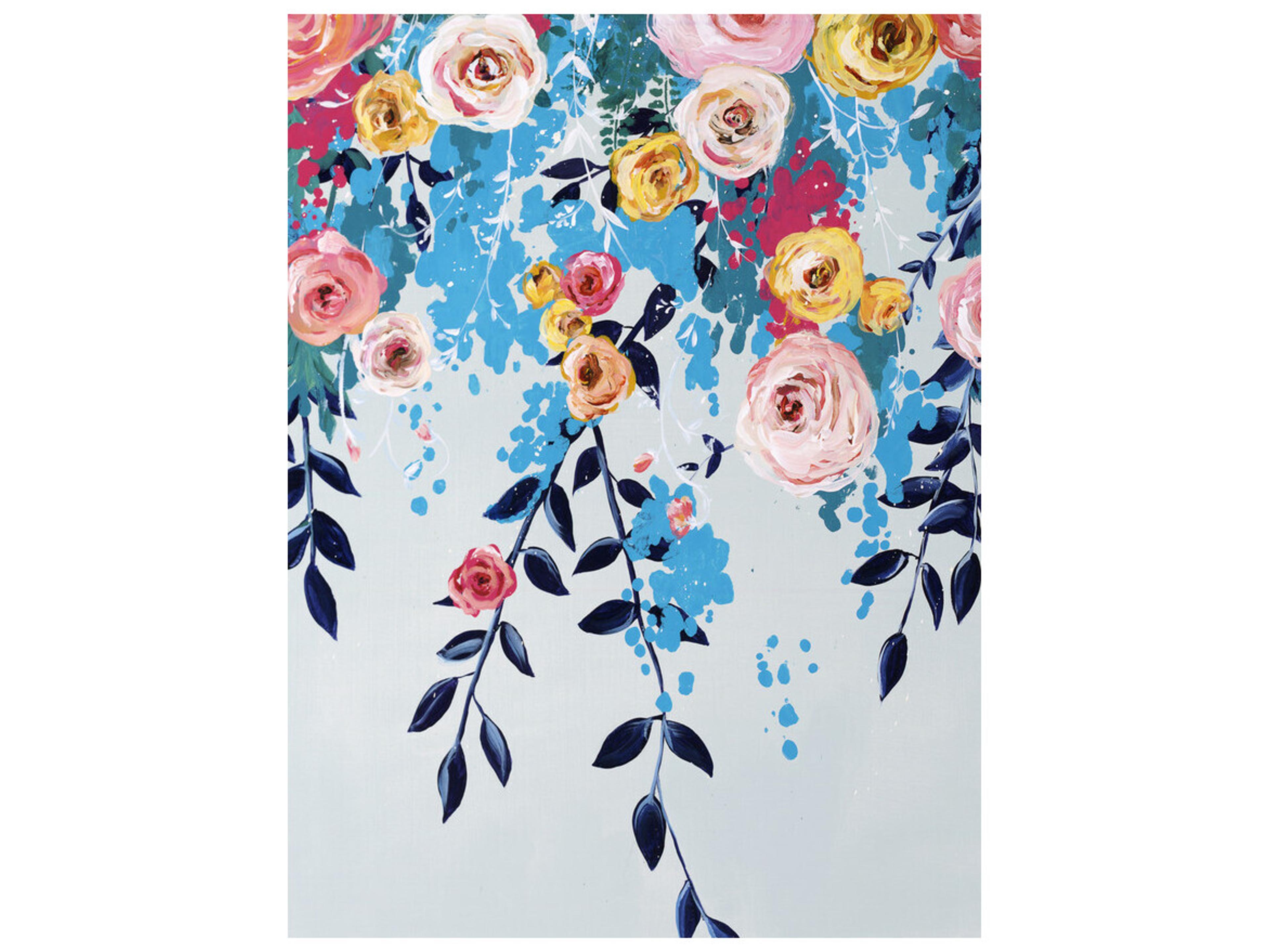 Daleno Cascading Bouquet Wall Art
