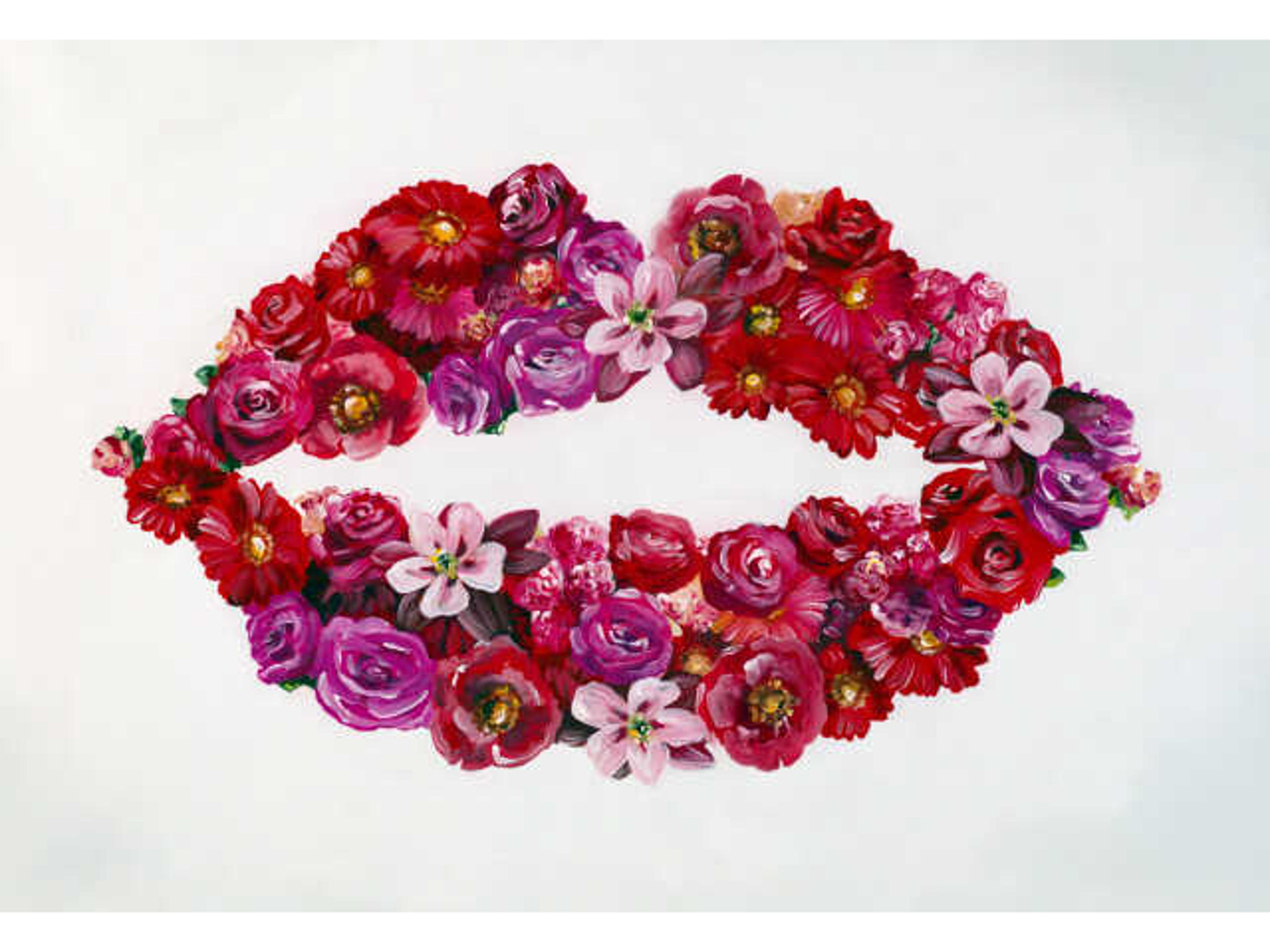 Kisses in Bloom Wall Art