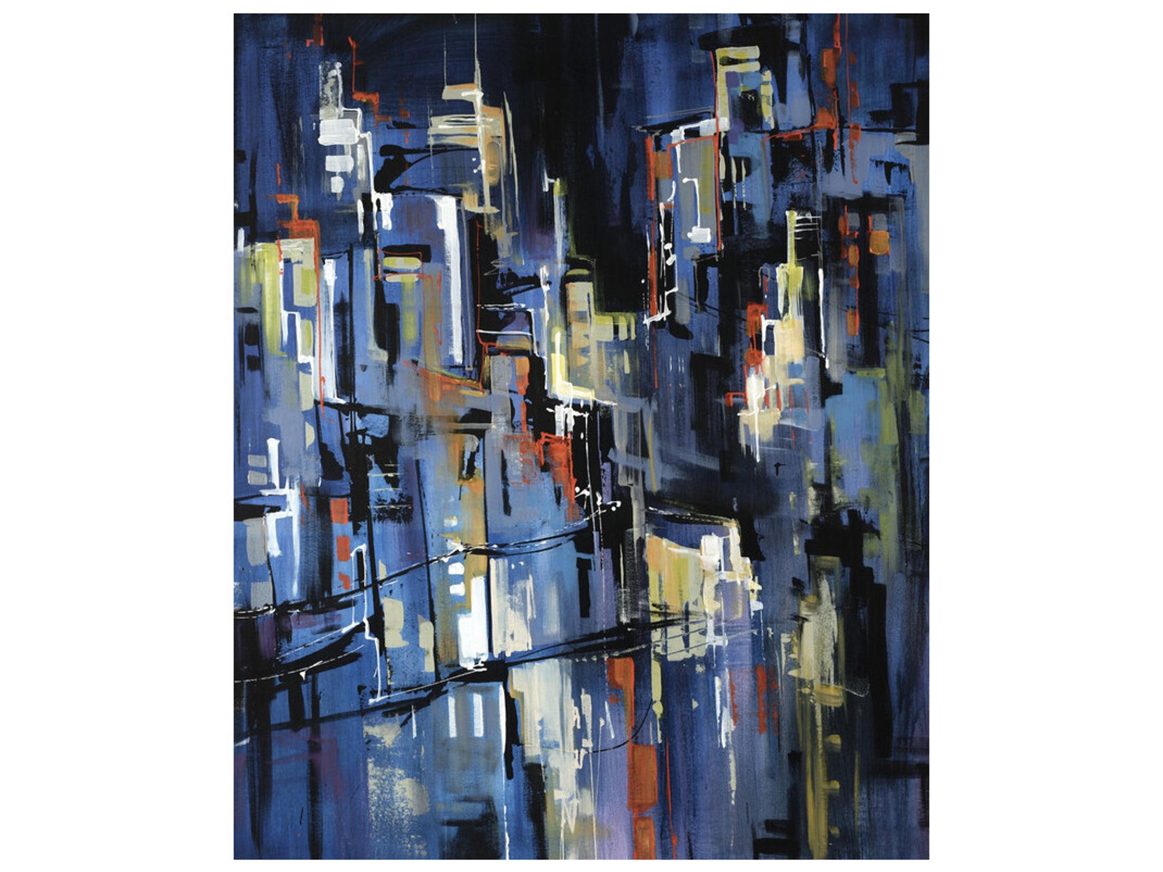 View of the Night City Wall Art