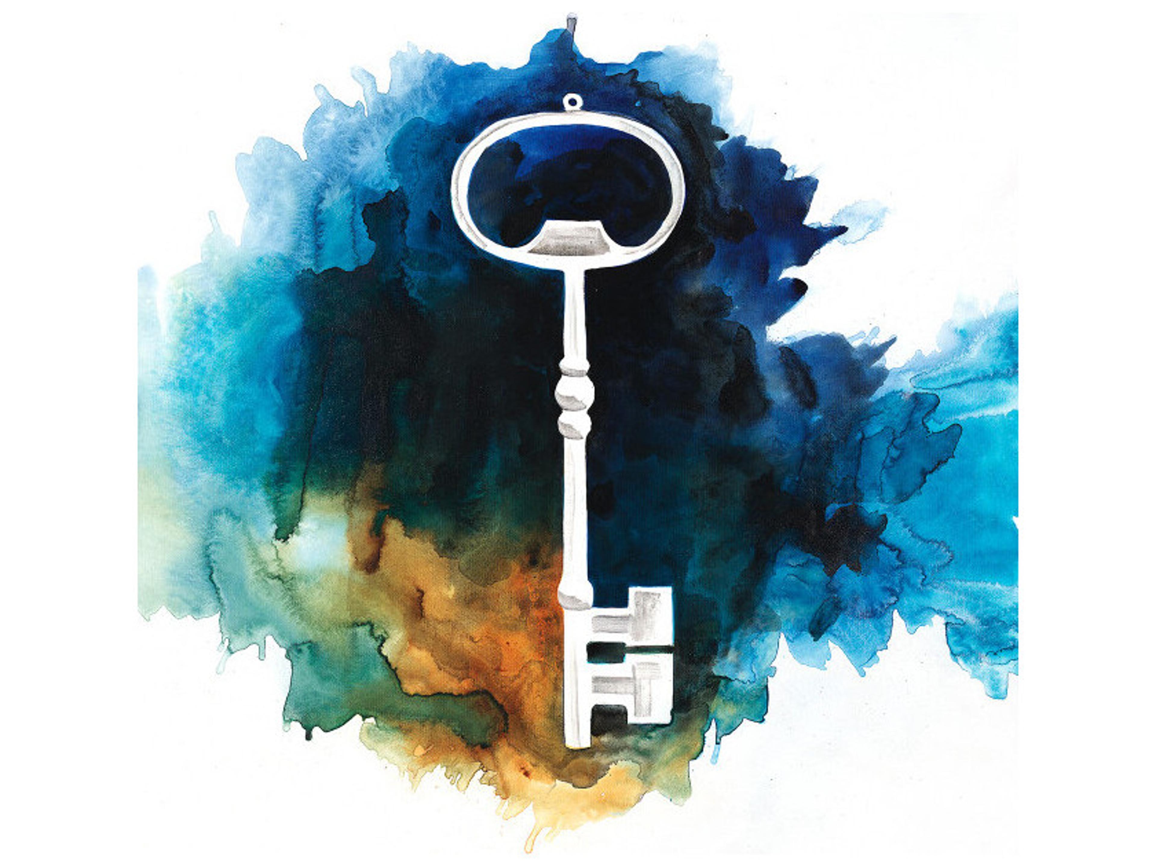 Daleno Heart Keys I Wall Art