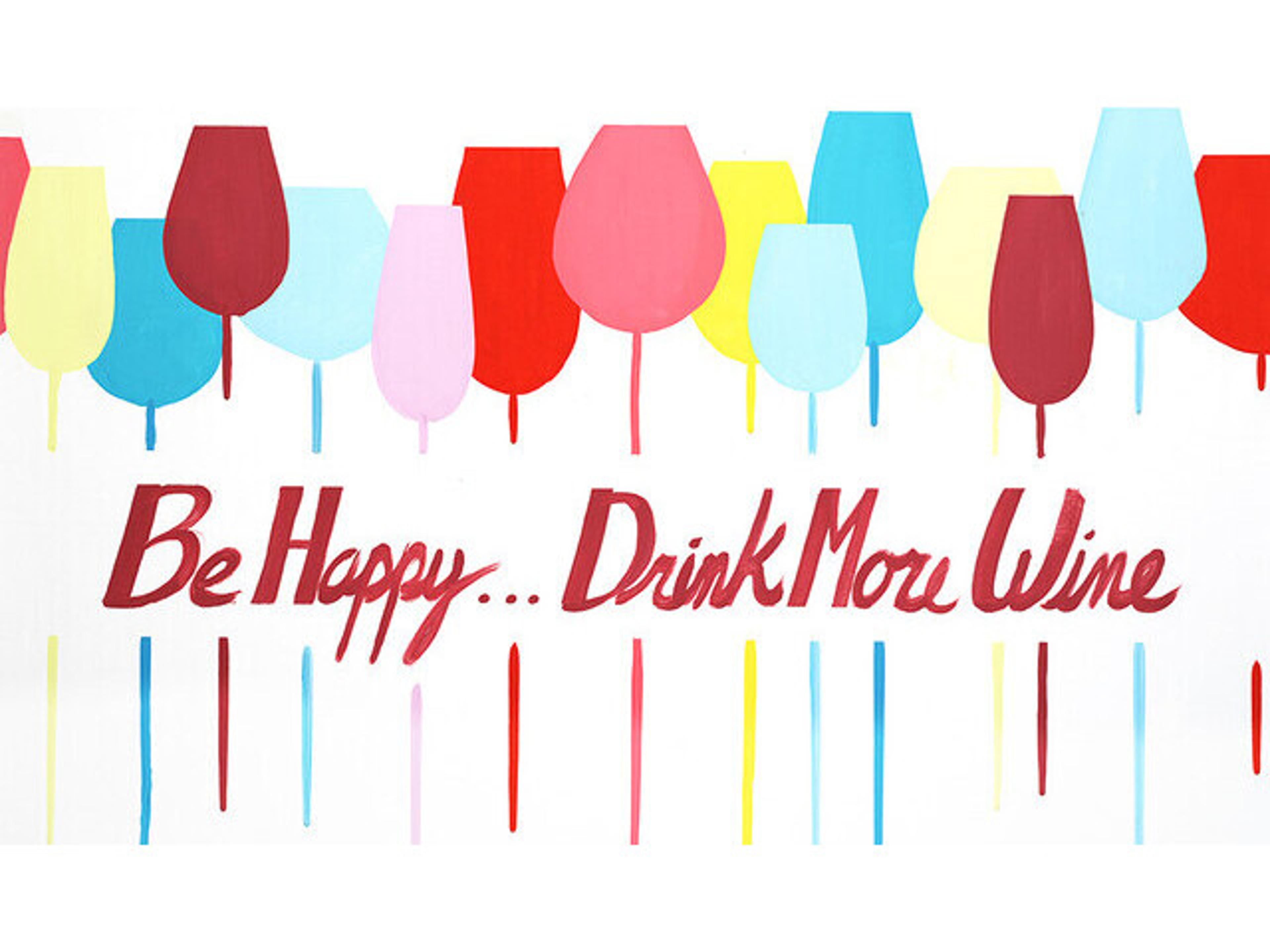 Daleno Calling My Wine Wall Art