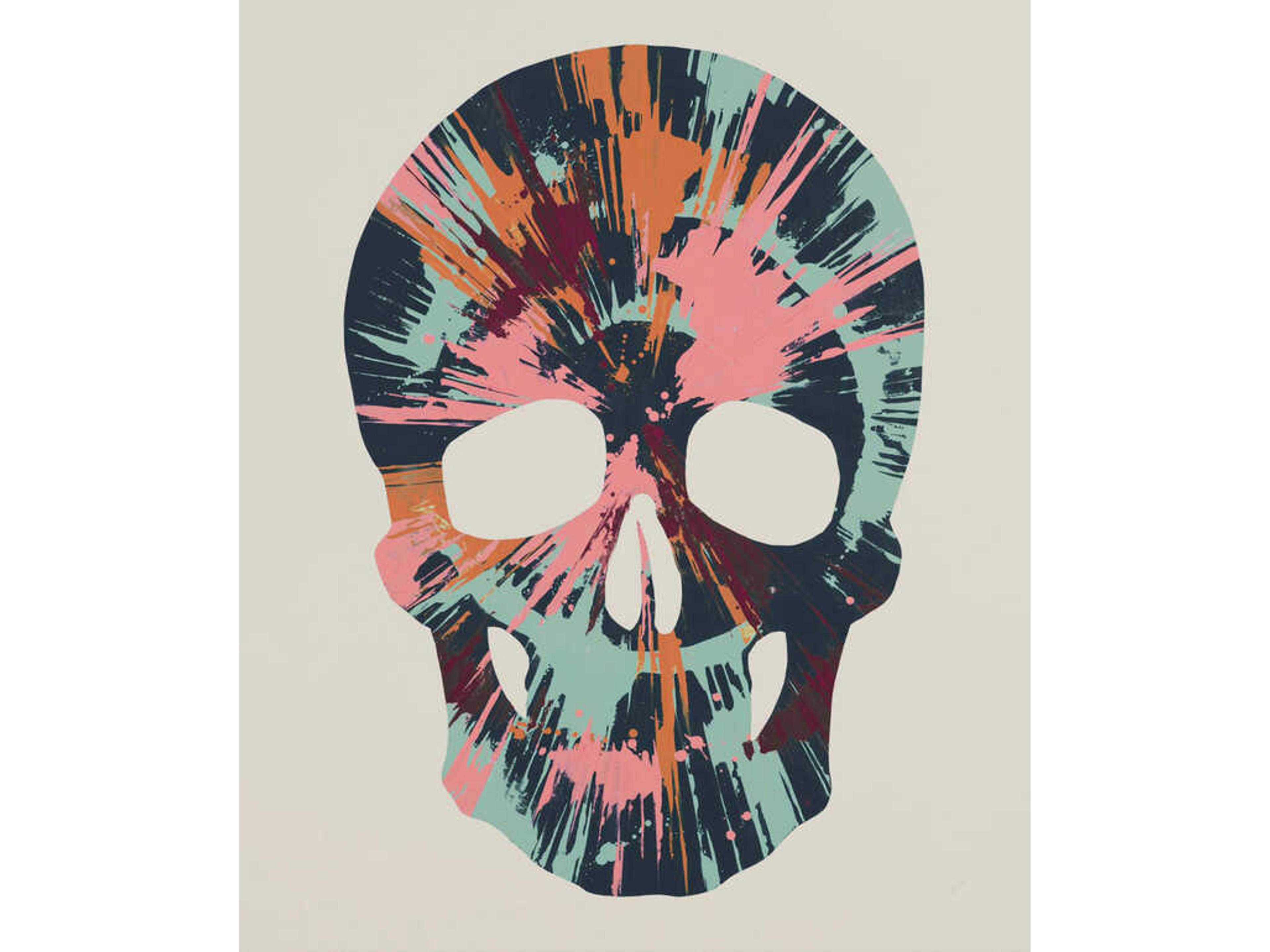 Skull On Holiday Wall Art