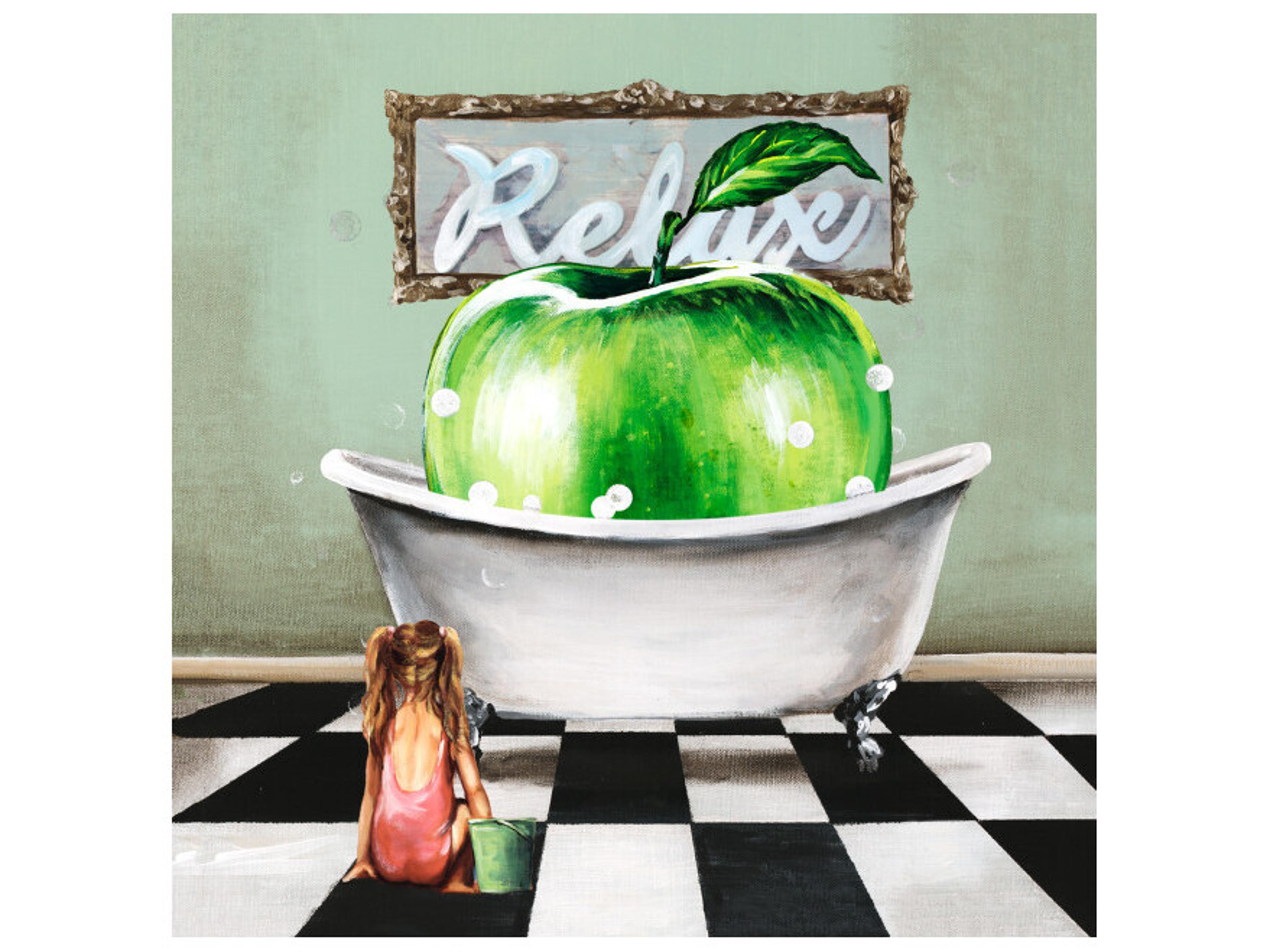 A Big Bubble Bath Wall Art