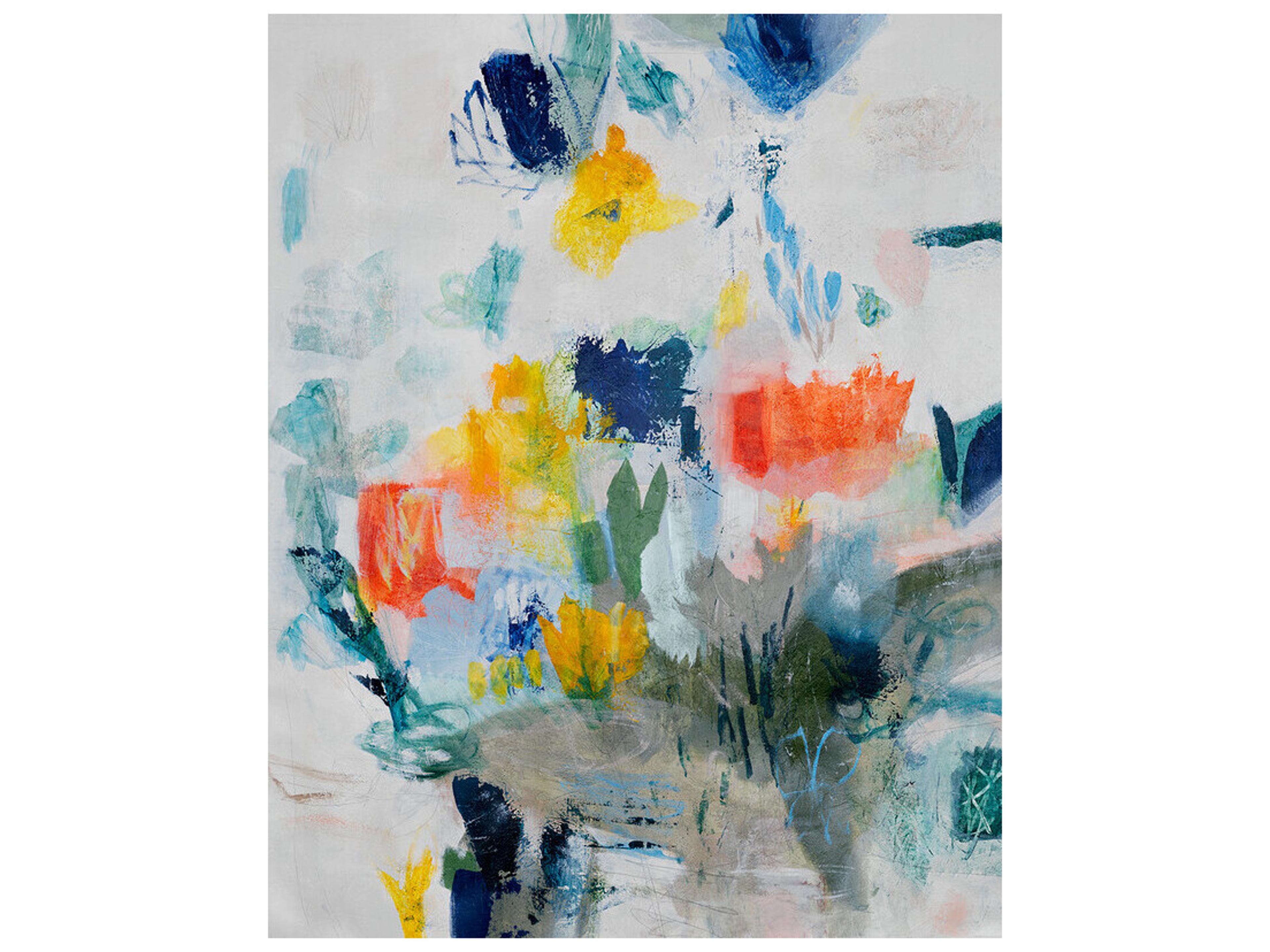 Daleno Lemon Lotus Wall Art