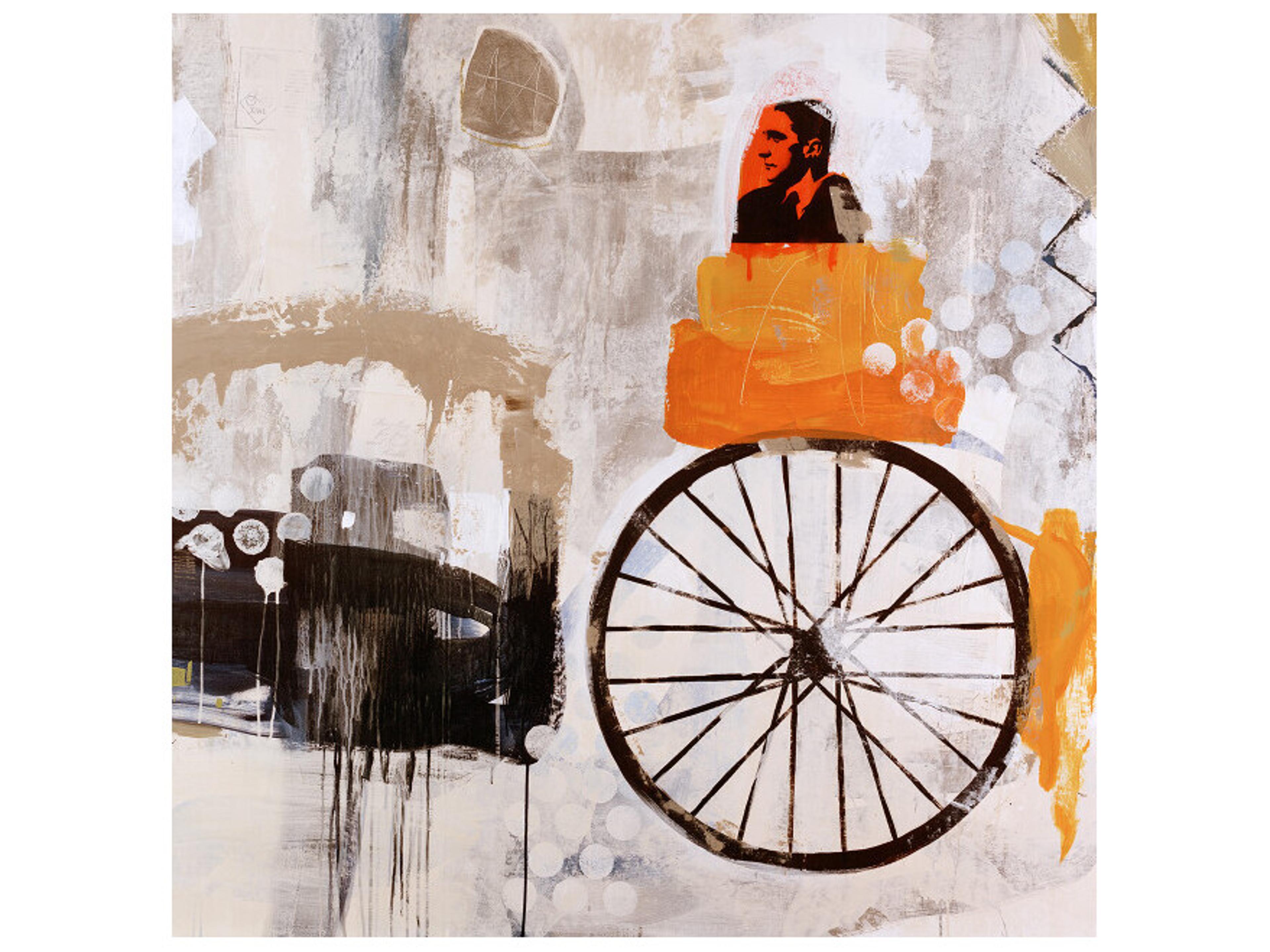 Daleno Circus Ride With Black Wall Art