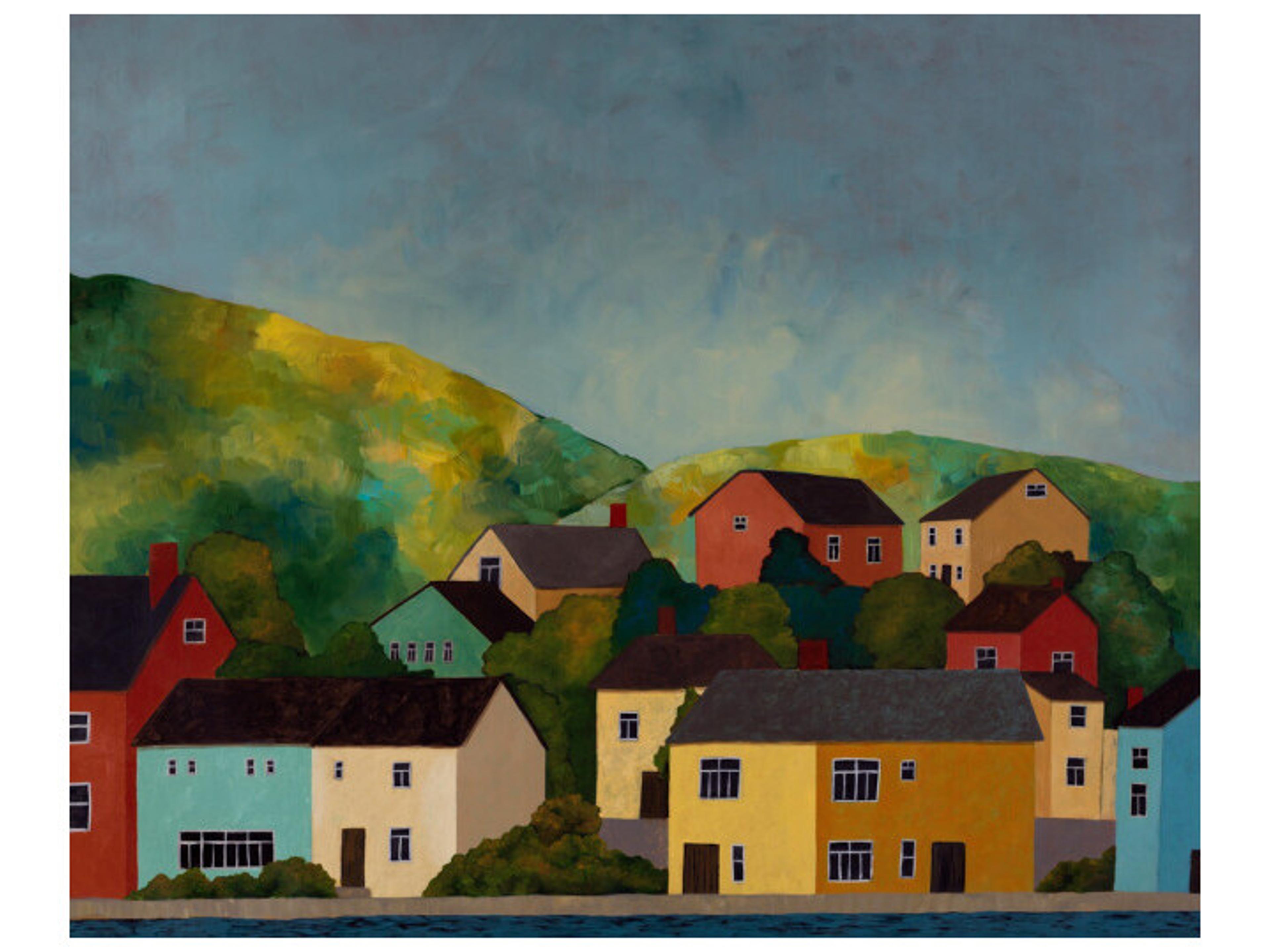 Eastern Lake View Wall Art