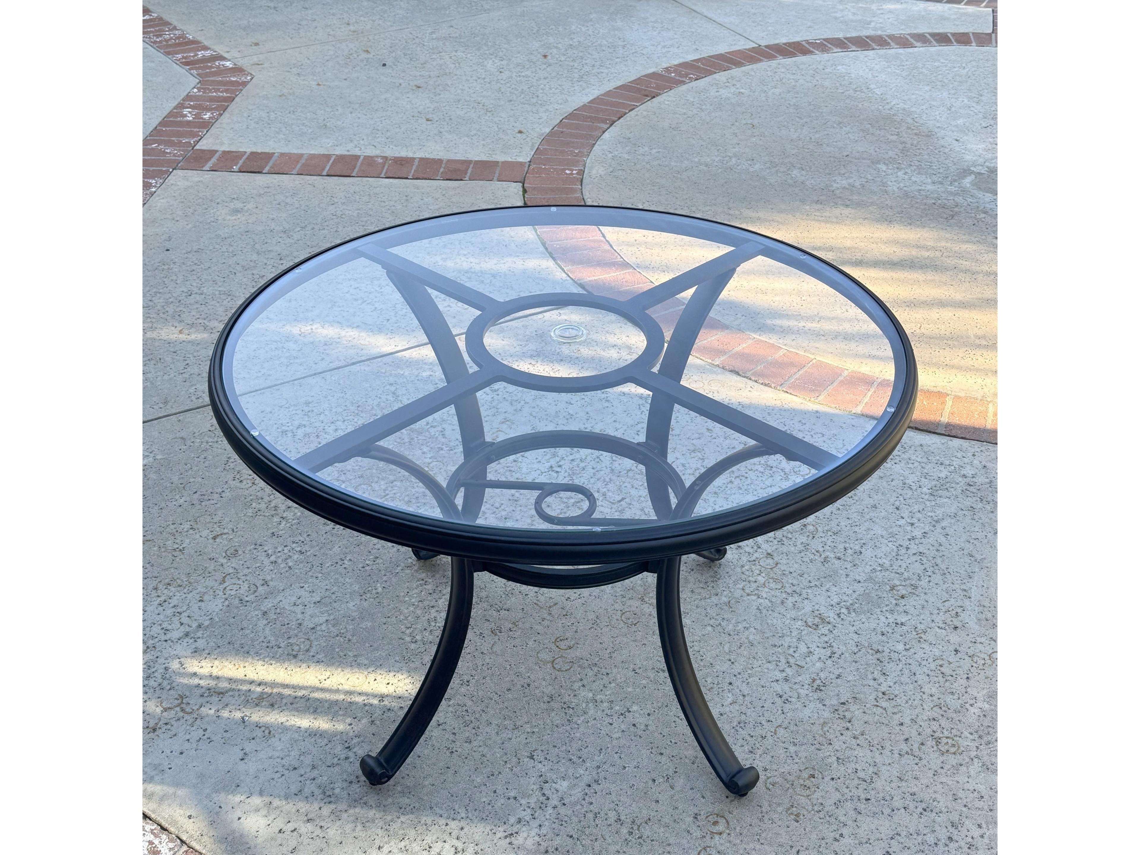 Darlee Outdoor Living Santa Barbara Antique Bronze Cast Aluminum Dining Set