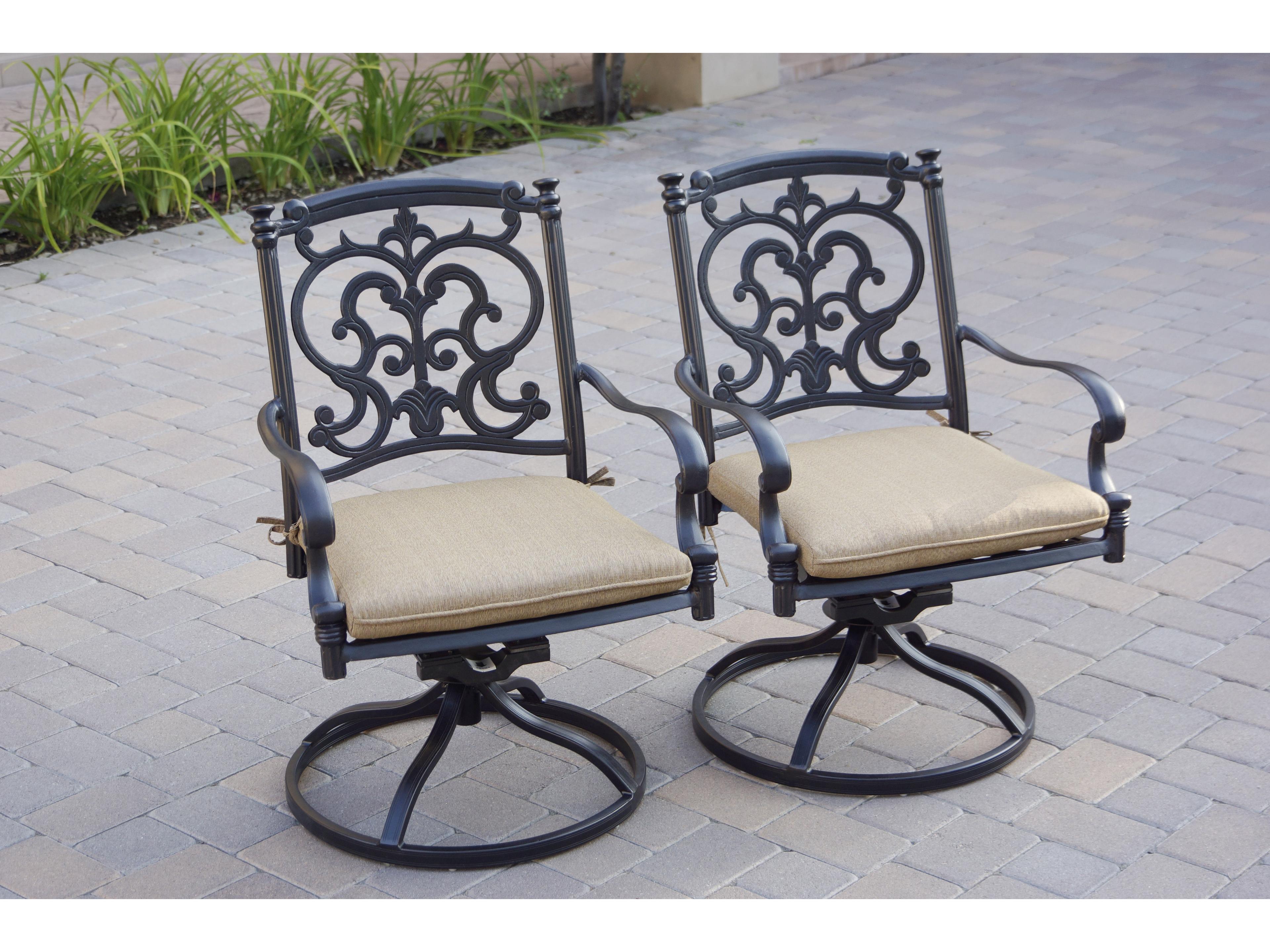 Darlee Outdoor Living Santa Barbara Antique Bronze Cast Aluminum Dining Set