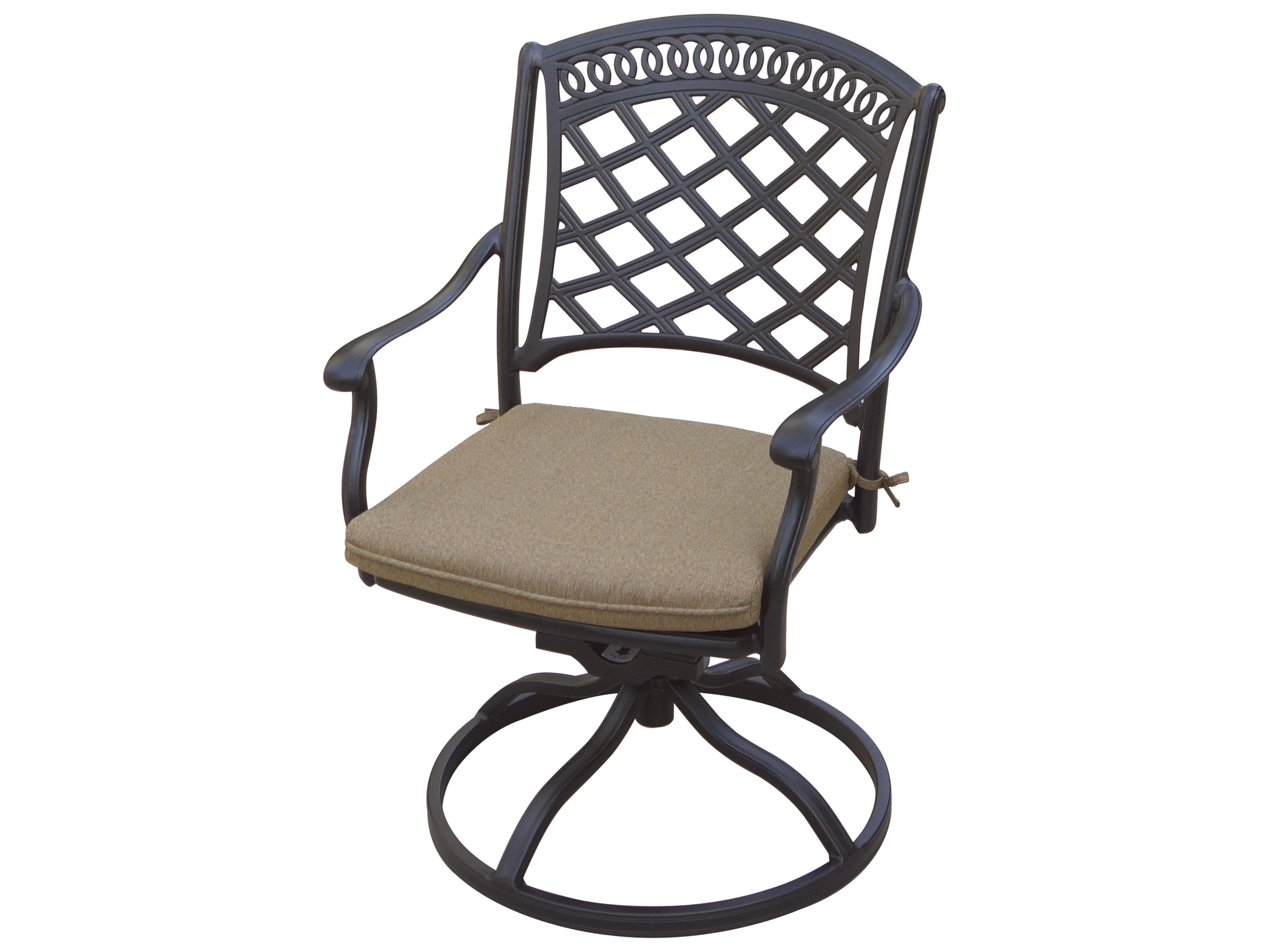 Darlee Outdoor Living Sedona Cast Aluminum Antique Bronze 3 Piece Lounge Set