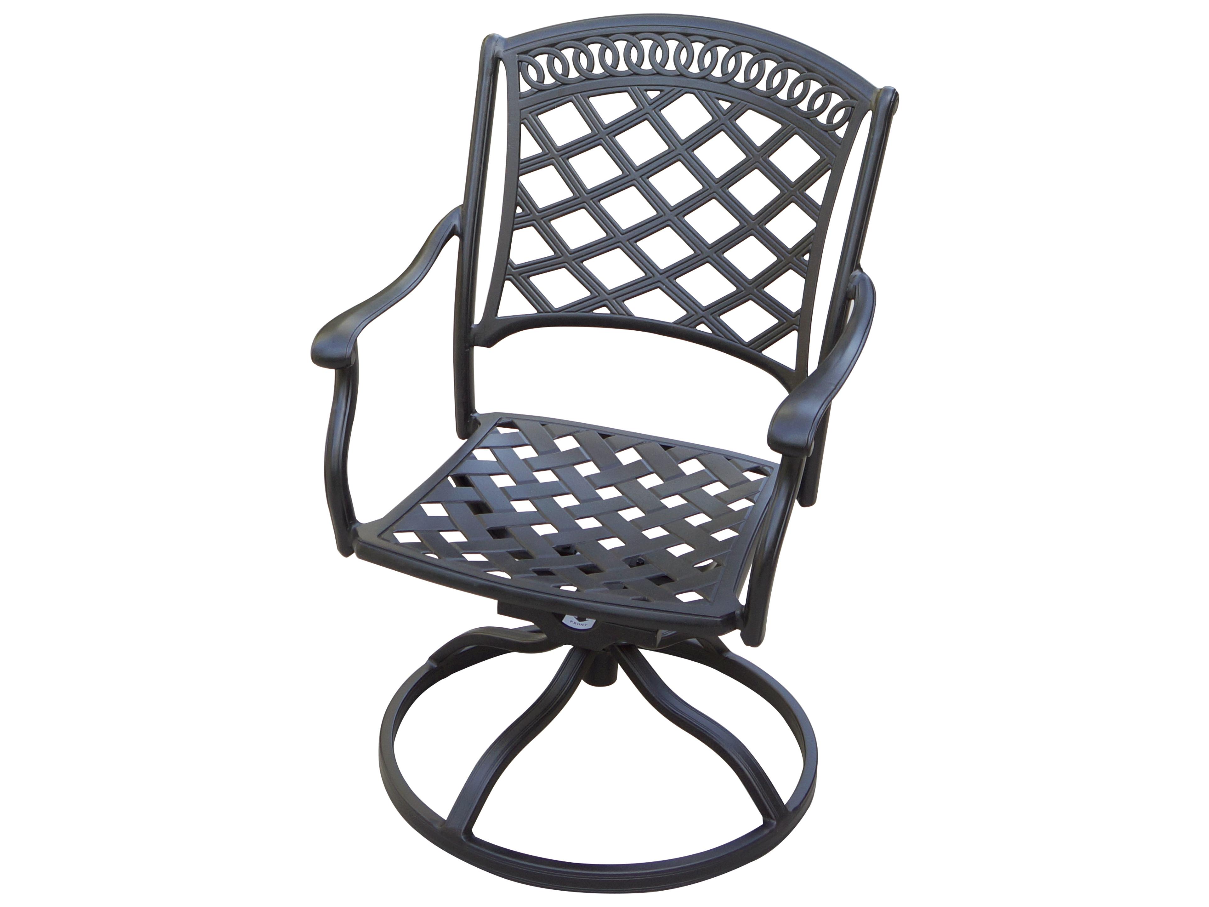 Darlee Outdoor Living Sedona Cast Aluminum Antique Bronze 3 Piece Lounge Set