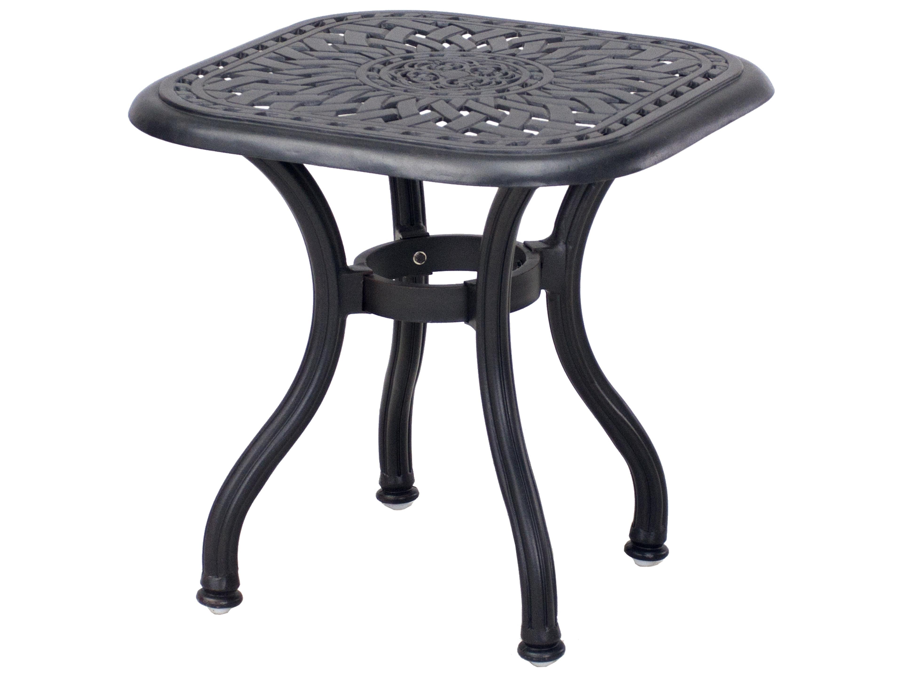 Darlee Outdoor Living Sedona Cast Aluminum Antique Bronze 3 Piece Lounge Set