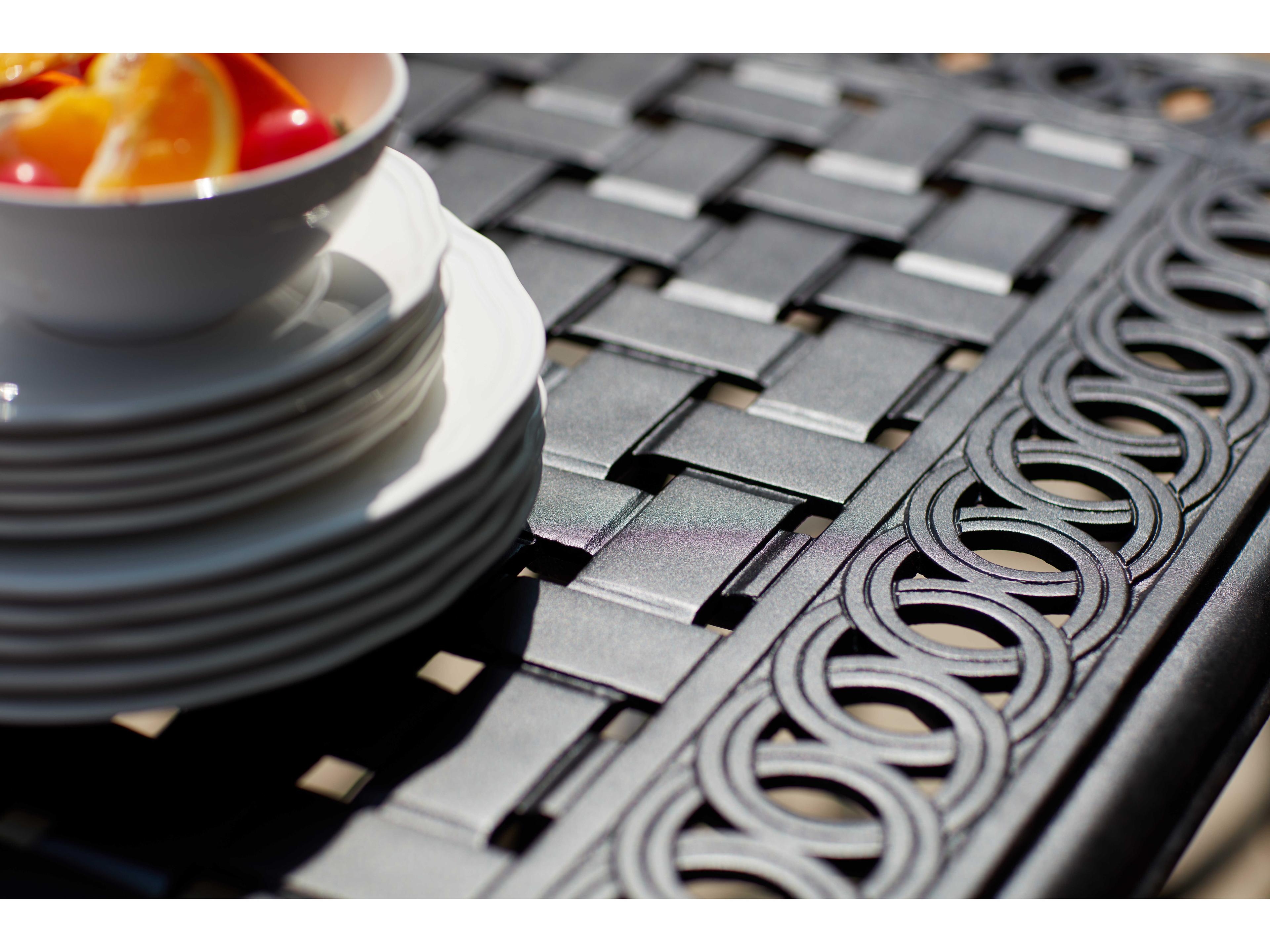 Darlee Outdoor Living Capri Cast Aluminum Antique Bronze 9 Piece Counter Set