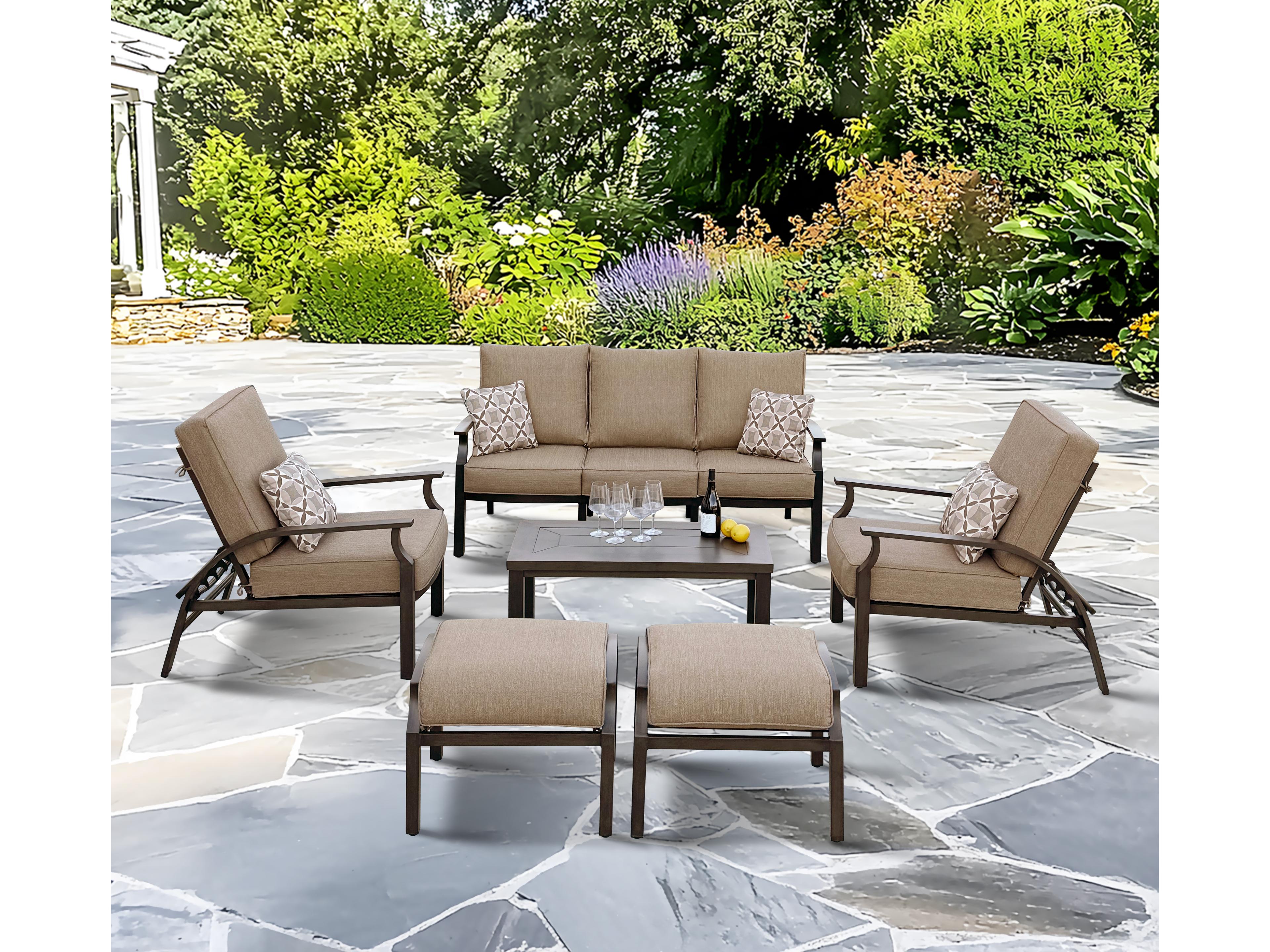 Brooklyn 6-Piece Patio Conversation Set