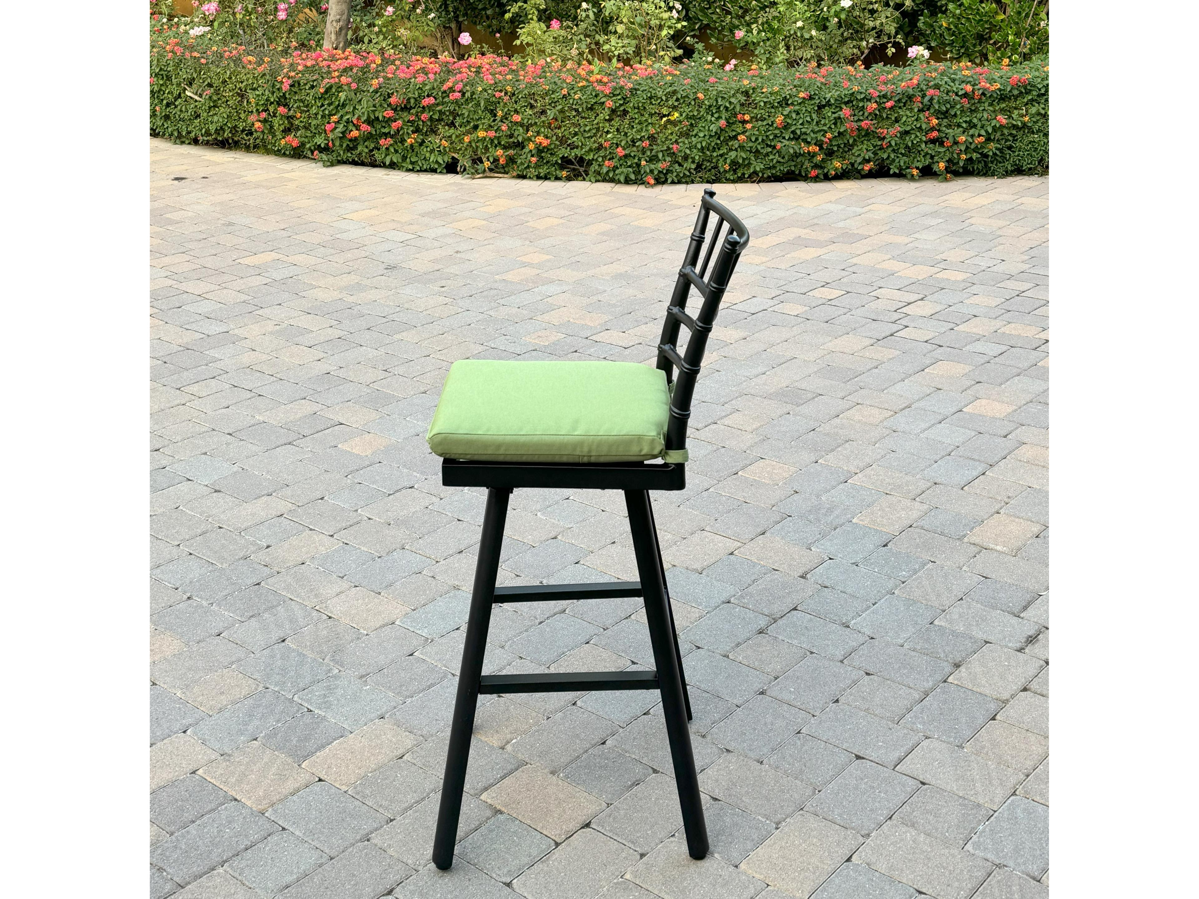 Darlee Outdoor Living Bella Aluminum 30 Inch Swivel Bar Stool ( set of 4 )