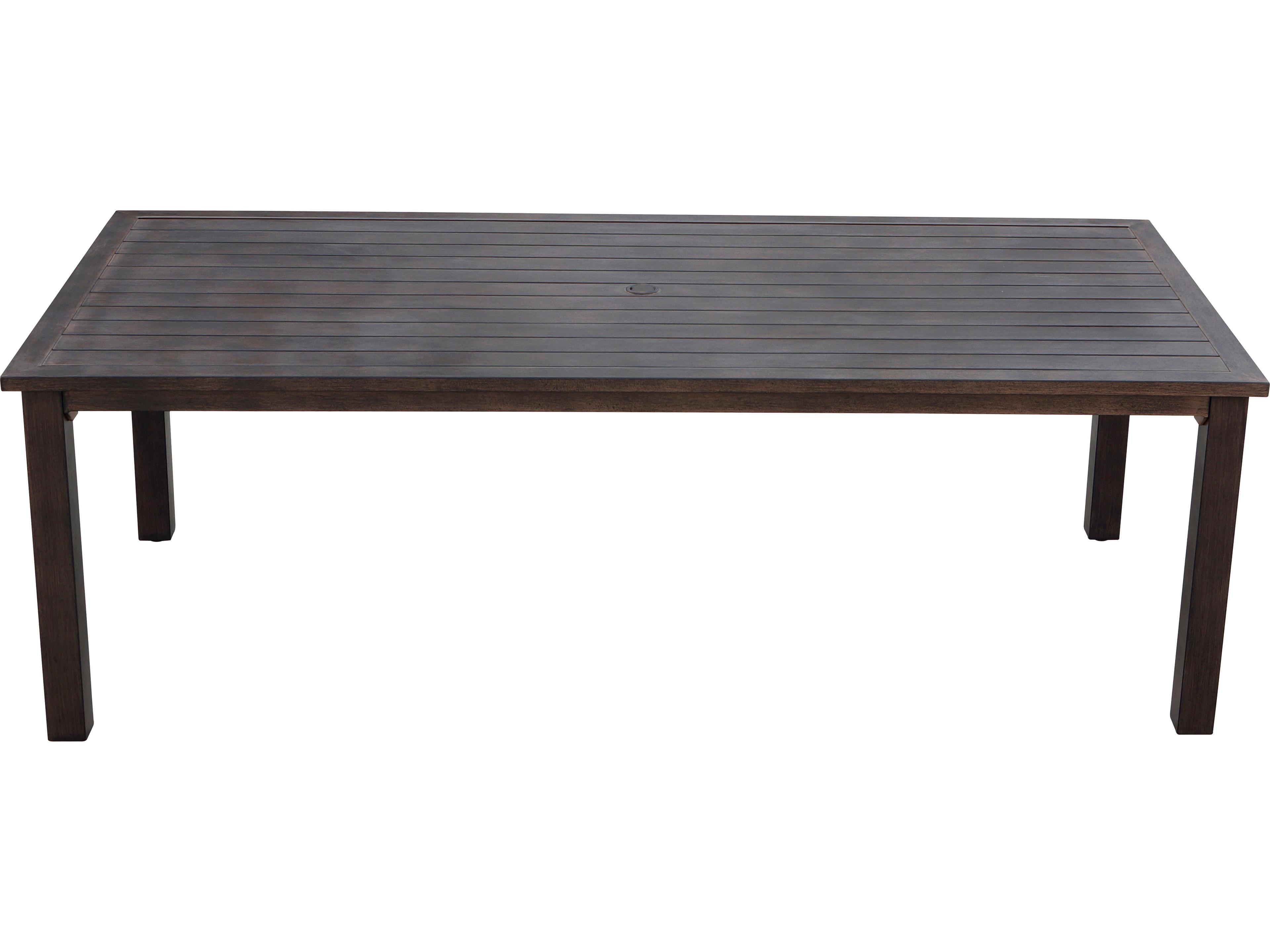 Darlee Outdoor Living Atlantis Aluminum 3-Piece Patio Dining Set with 41.7" x 88 feet' Rectangular Table