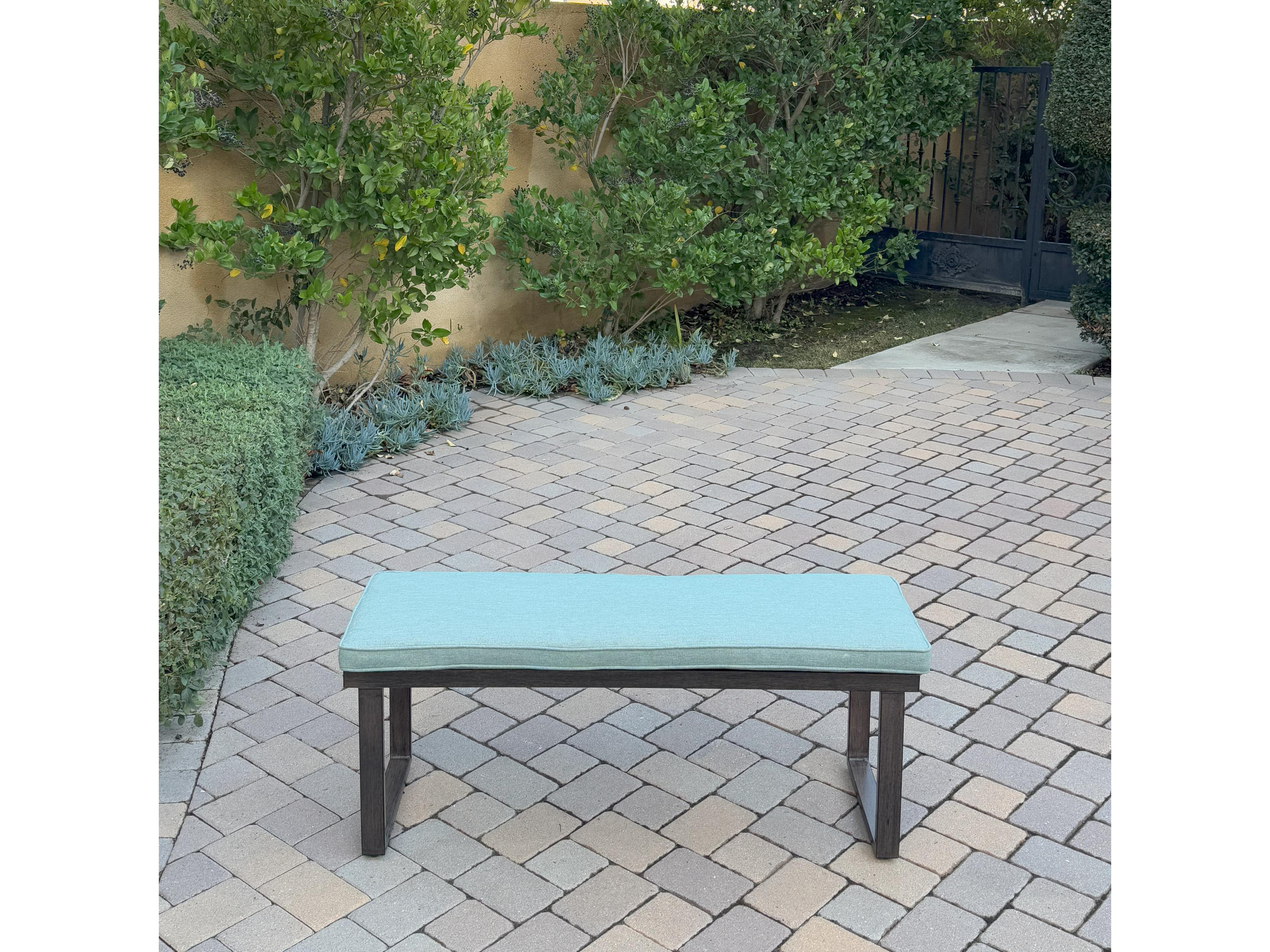 Darlee Outdoor Living Atlantis Aluminum 3-Piece Patio Dining Set with 70" x 41.7" Rectangular Table