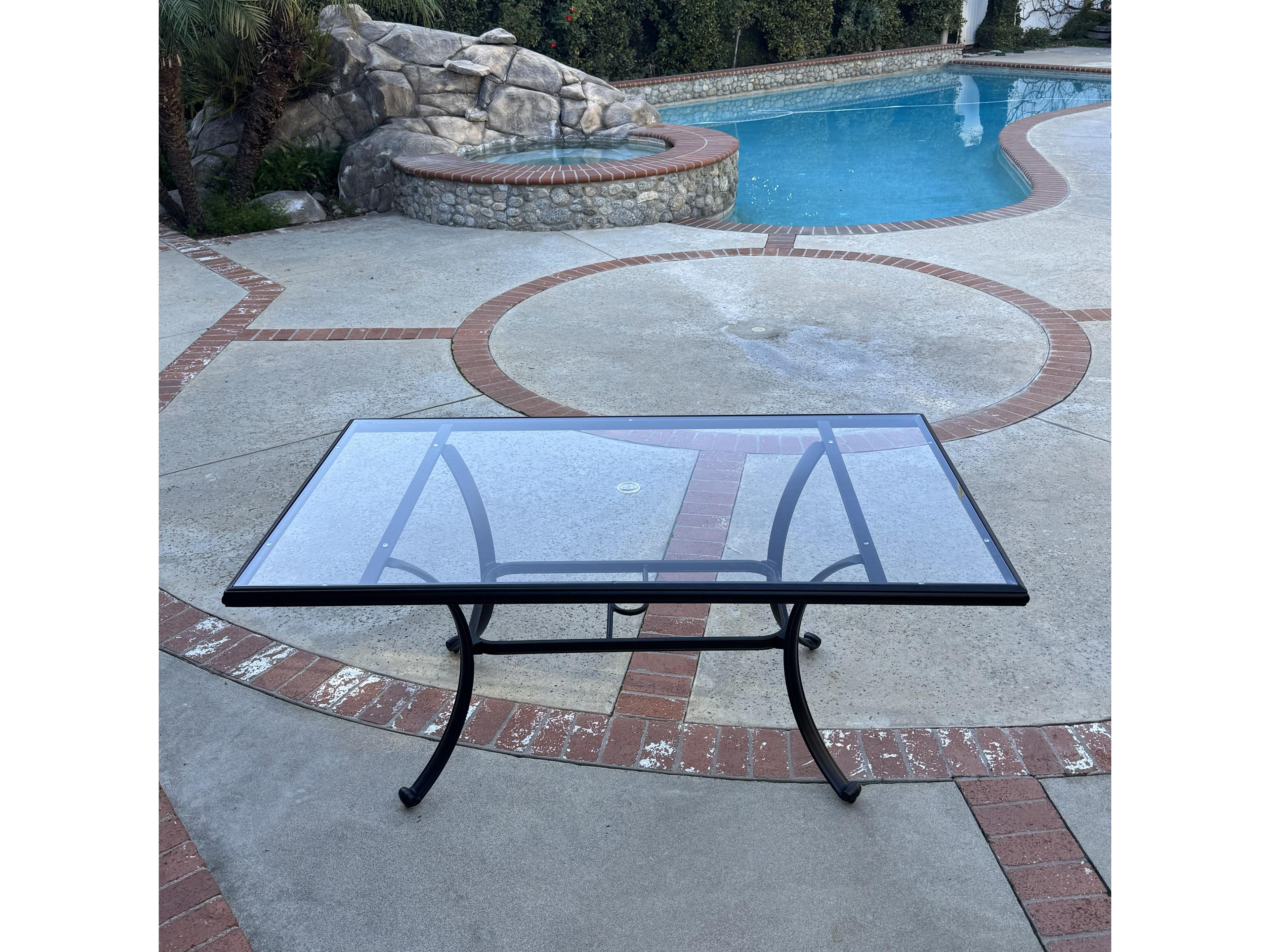 Darlee Outdoor Living Palm Springs Antique Bronze Aluminum Dining Set