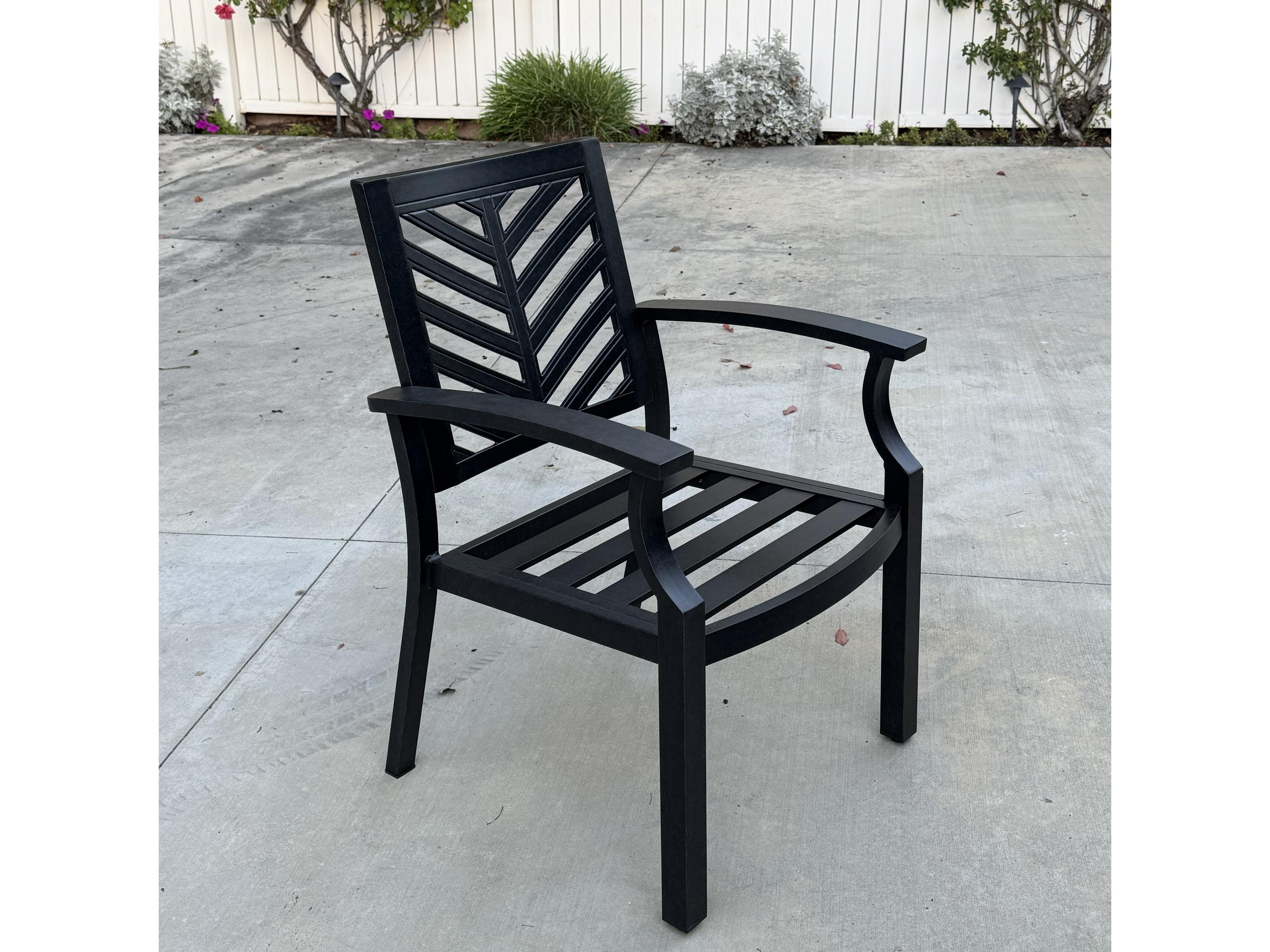 Darlee Outdoor Living Palm Springs Antique Bronze Cast Aluminum Dining Set