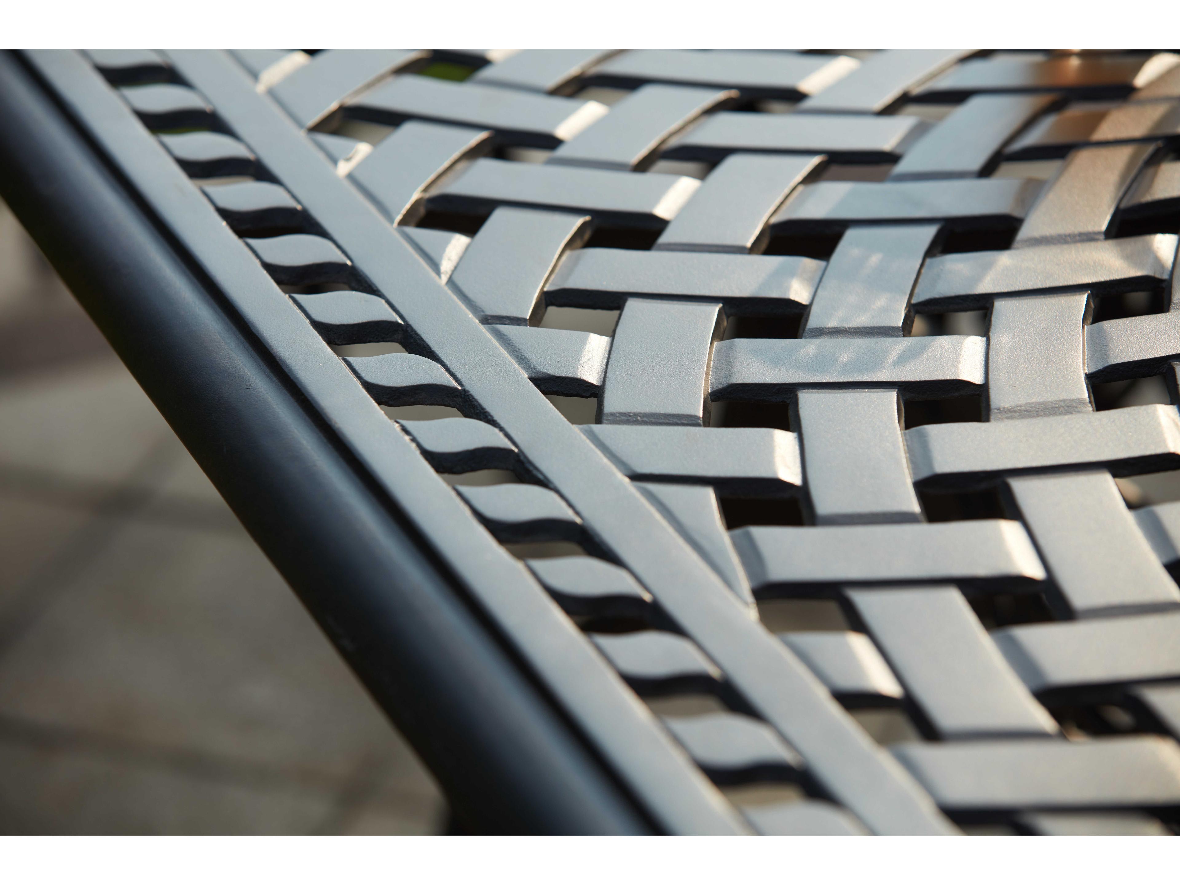 Darlee Outdoor Living Monterey Sling Cast Aluminum Antique Bronze 9 Piece Dining Set