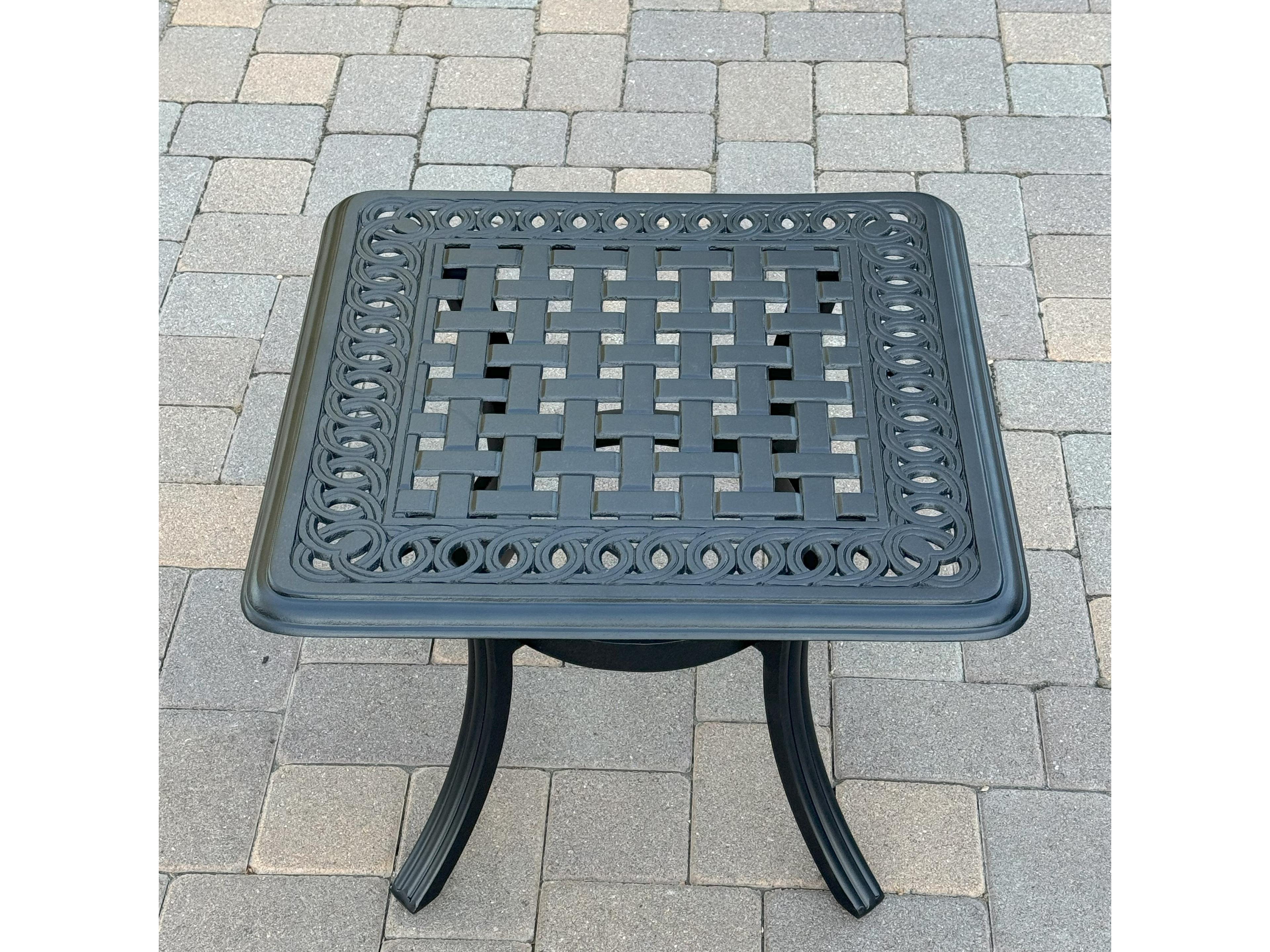 Darlee Outdoor Living Santa Anita 3-Piece Conversation Set with Sunbrella Cushions