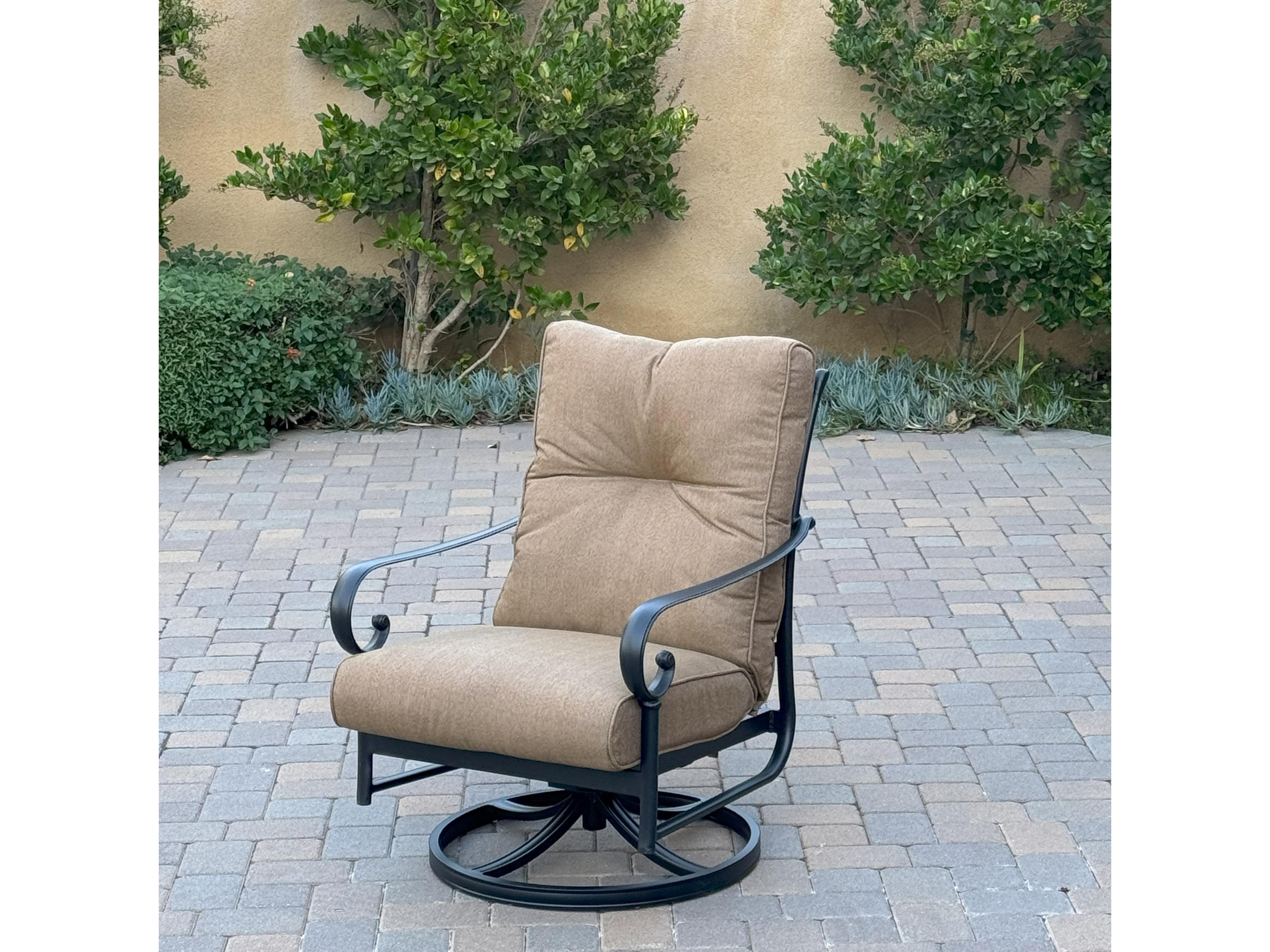 Darlee Outdoor Living Santa Anita 3-Piece Conversation Set with Sunbrella Cushions