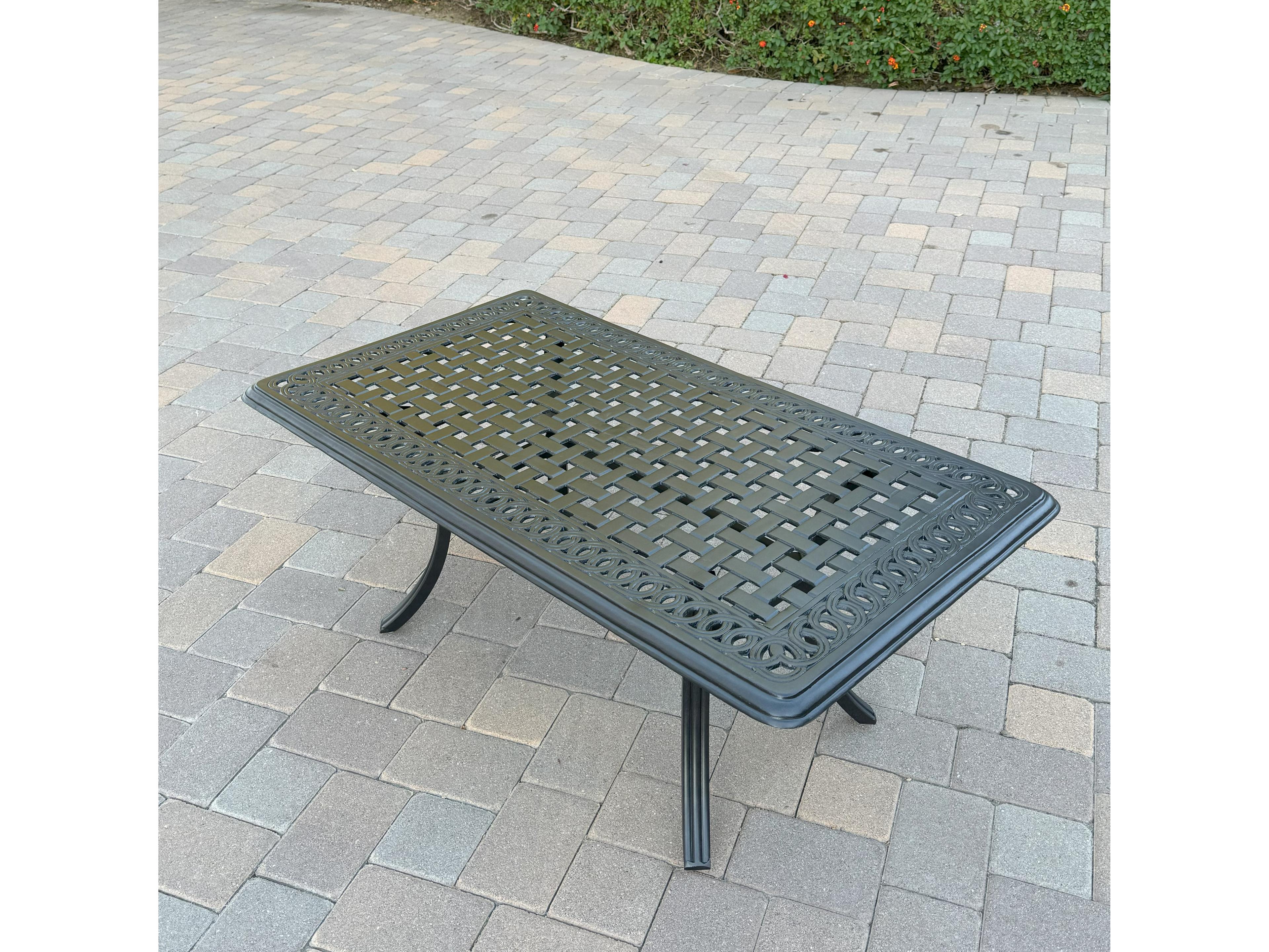 Darlee Outdoor Living Santa Anita Cast Aluminum 4-Piece Conversation Set with Sunbrella Cushions