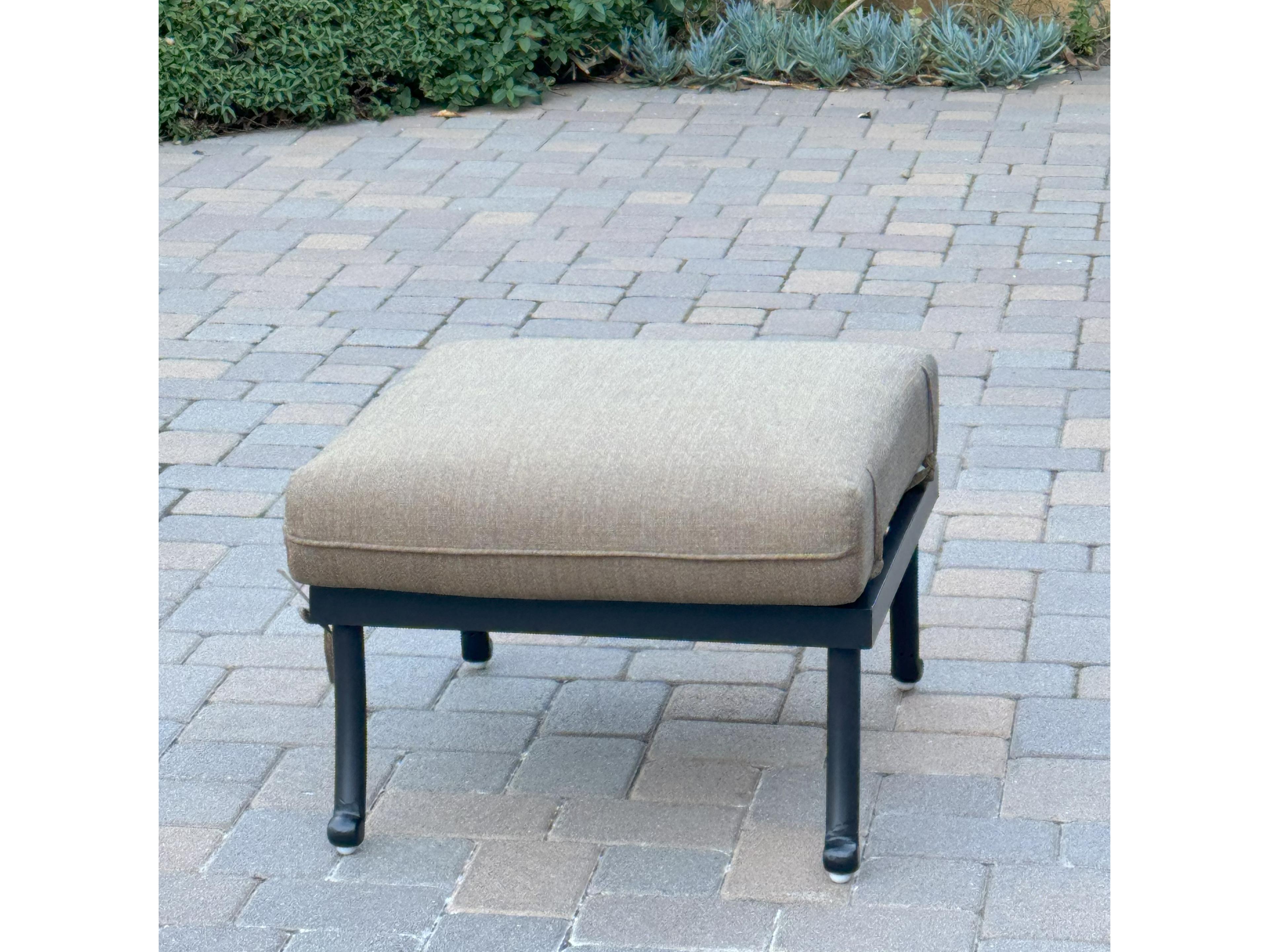 Darlee Outdoor Living Santa Anita Cast Aluminum 5-Piece Conversation Set with Sunbrella Cushions