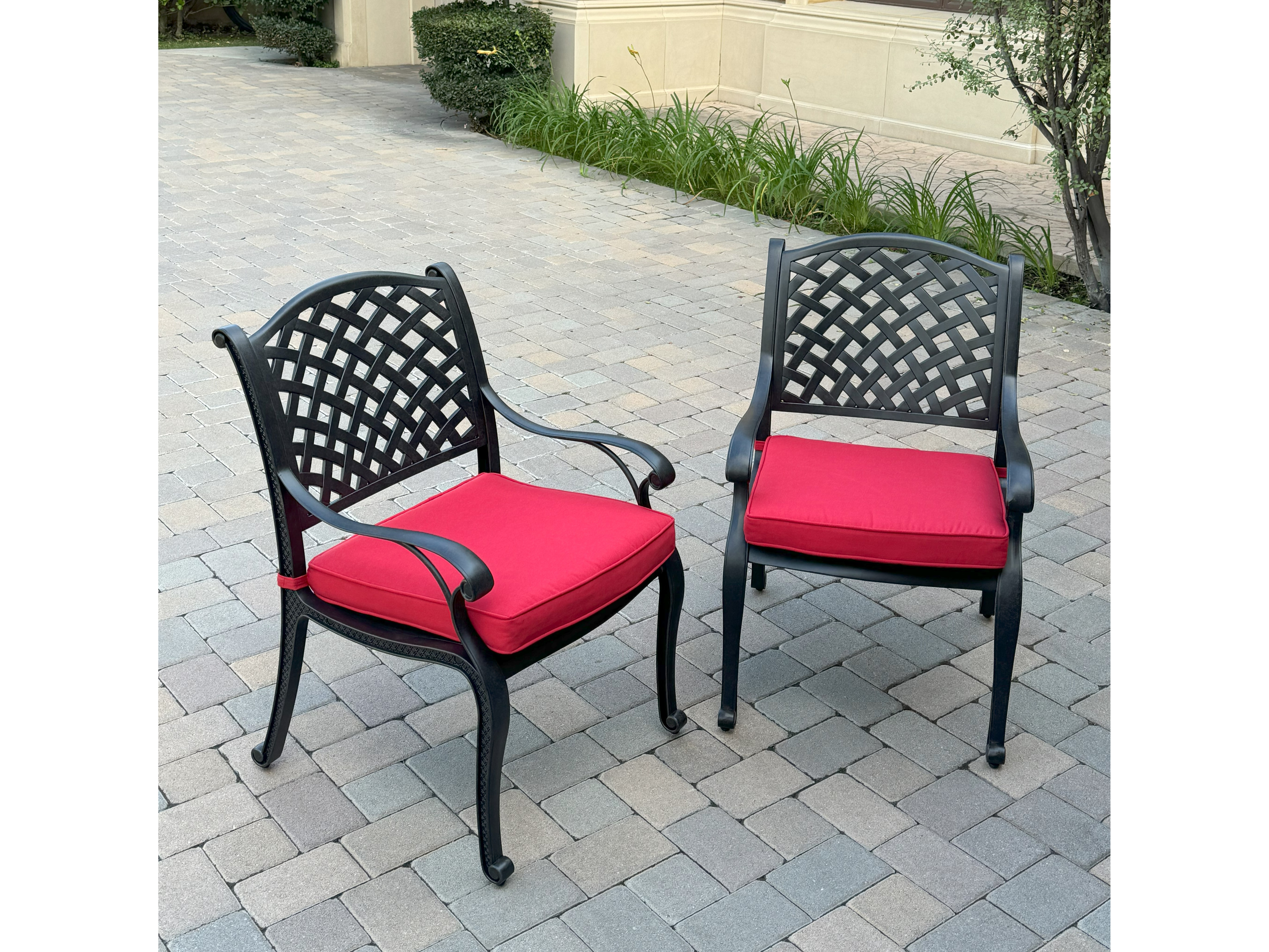 Darlee Outdoor Living Nassau Cast Aluminum 11-Piece Patio Dining Set