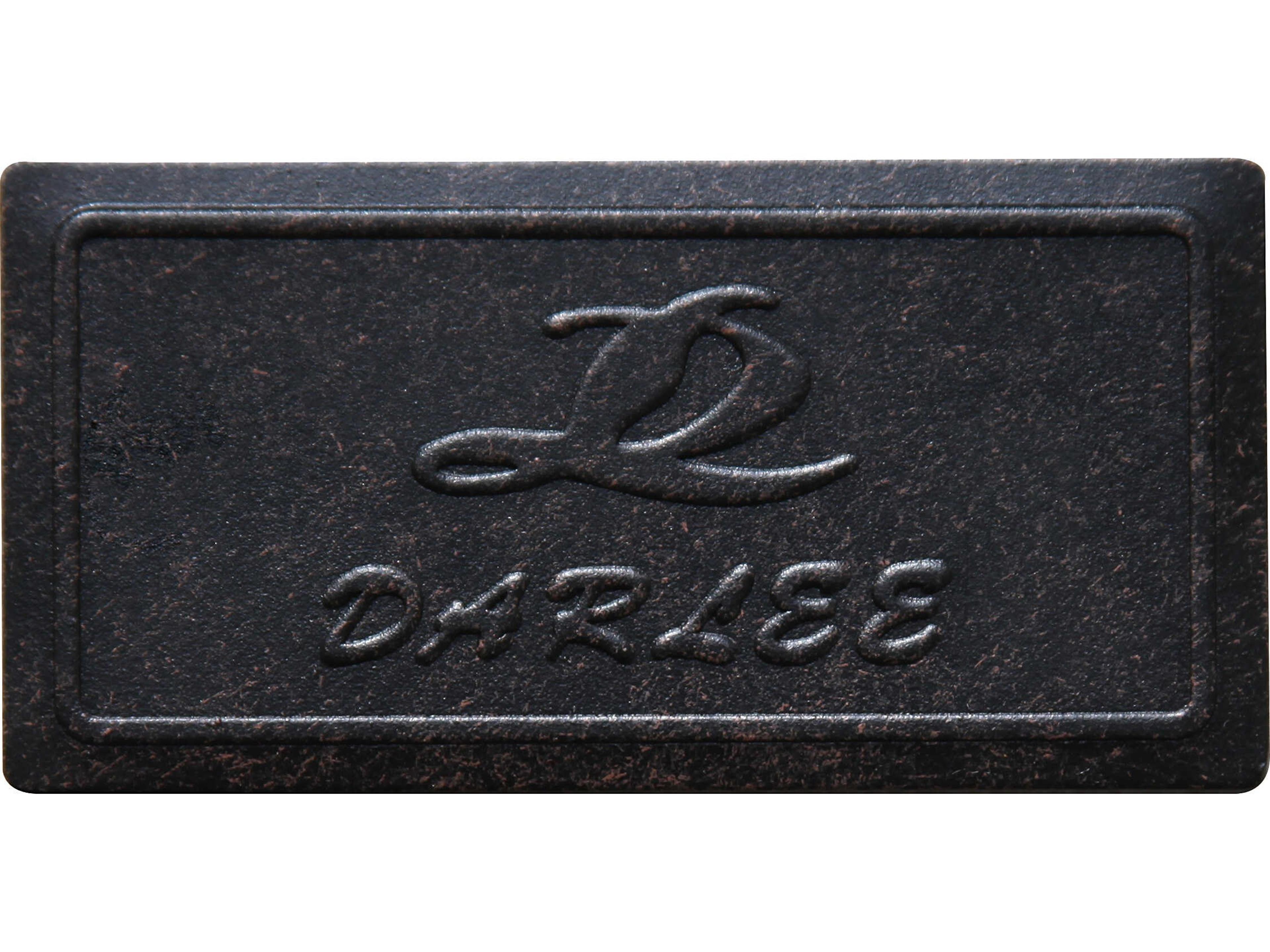 Darlee Outdoor Living Nassau Cast Aluminum Antique Bronze 3 Piece Lounge Set with Square Ice Bucket End Table in Sesame Cushions