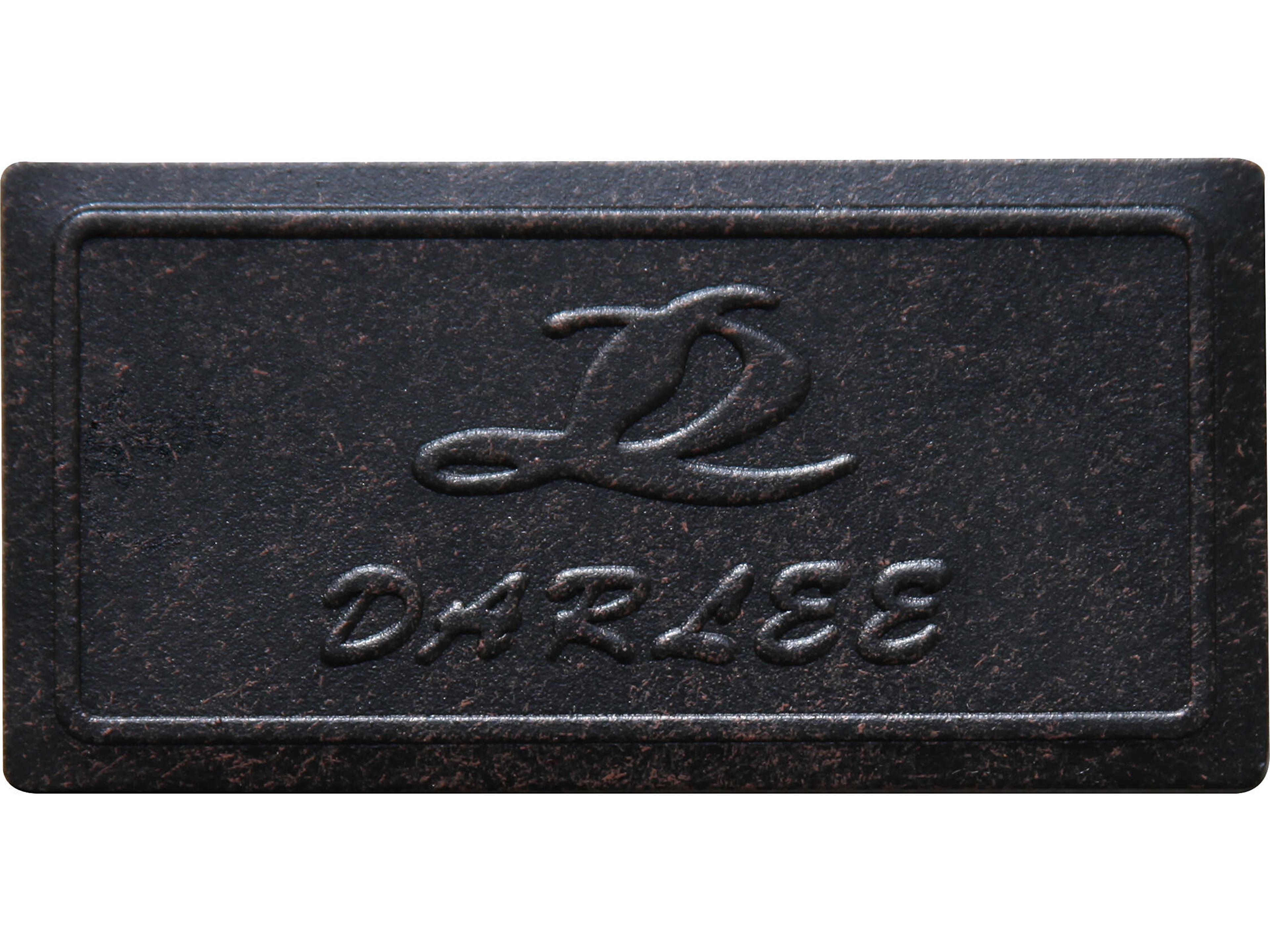 Darlee Outdoor Living Santa Monica Cast Aluminum Antique Bronze Ottoman Set of 2