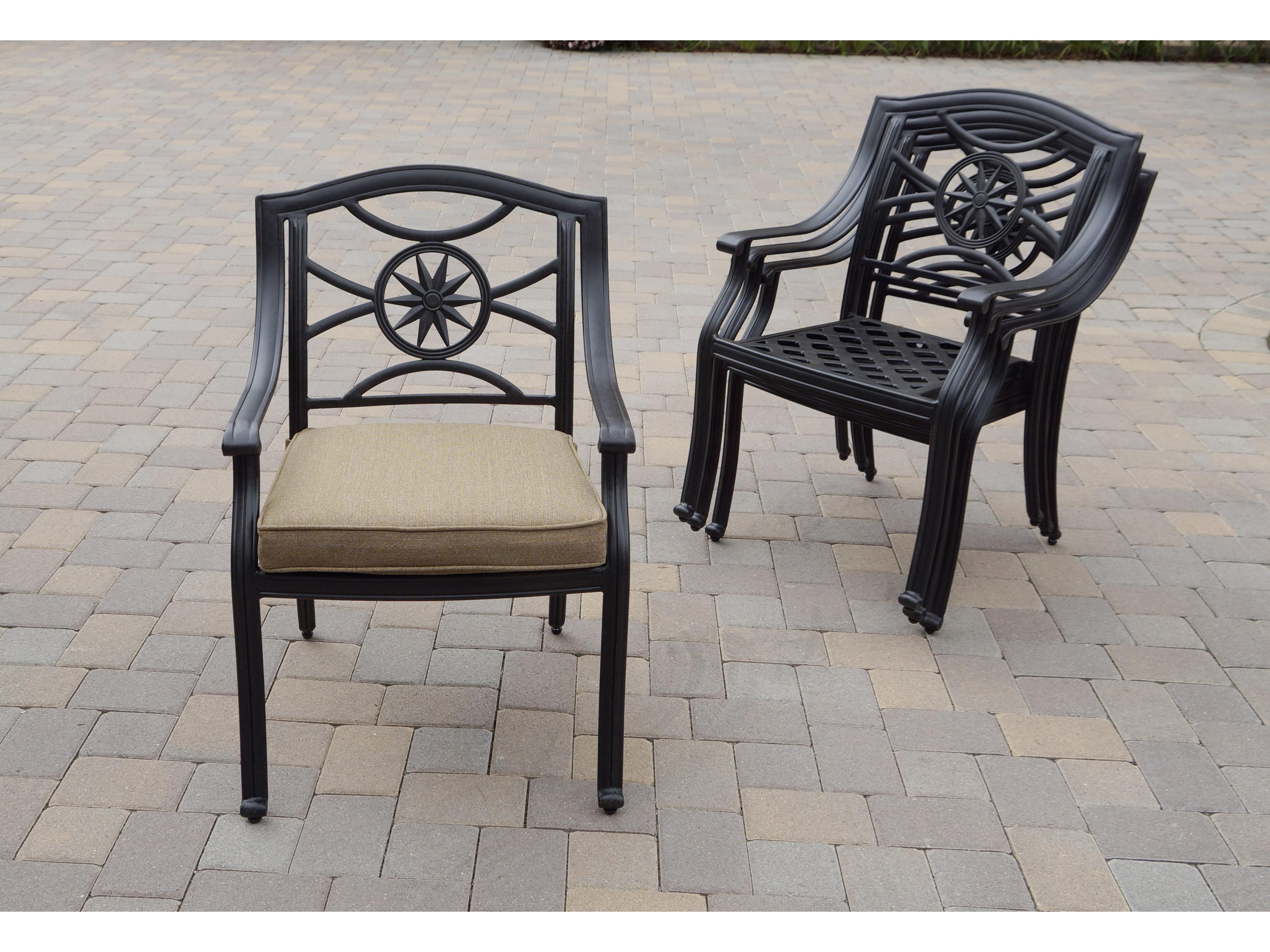 Darlee Outdoor Living Ten Star Antique Bronze Cast Aluminum Dining Set