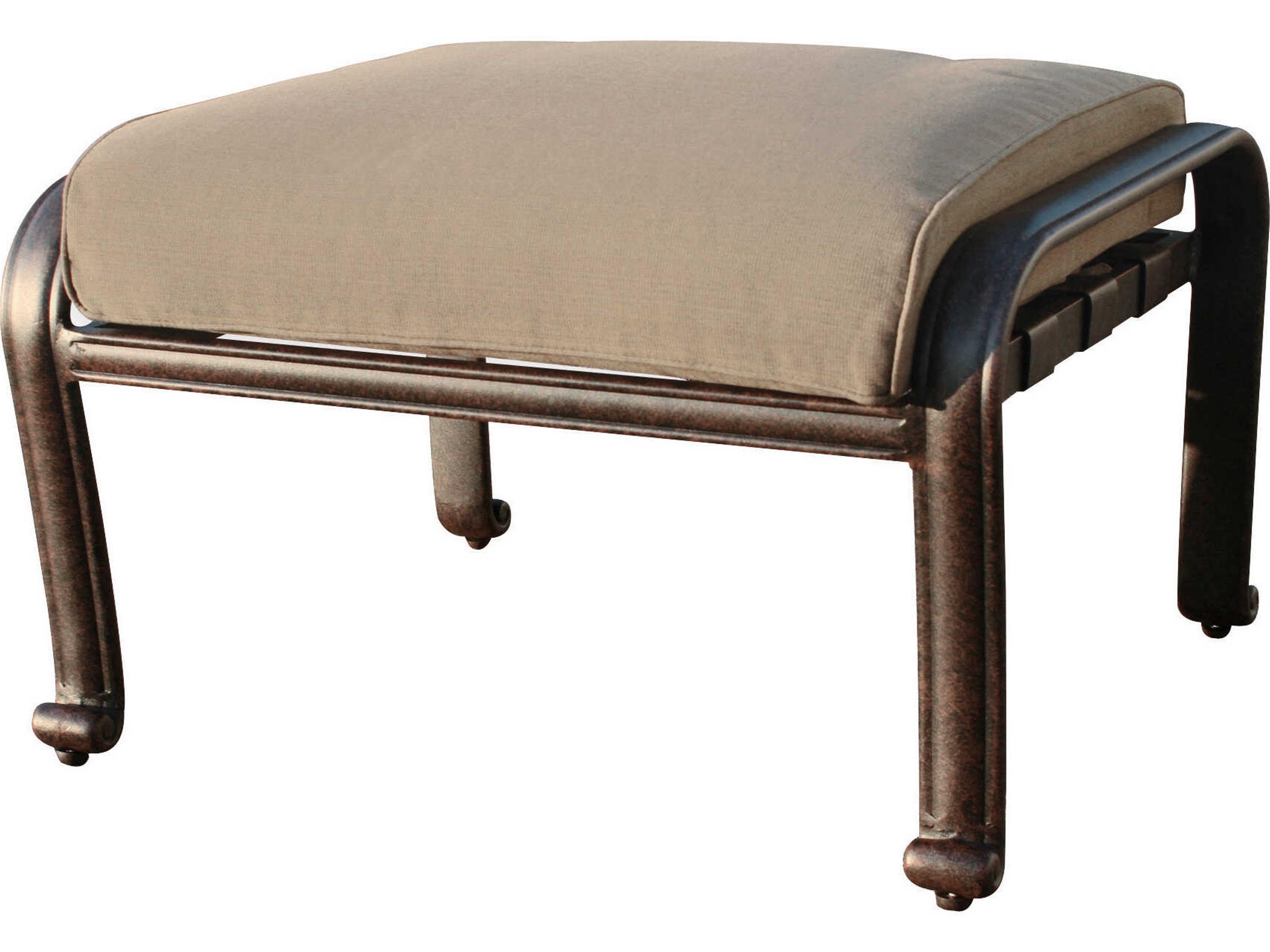 Darlee Outdoor Living Ten Star Cast Aluminum Antique Bronze 6 Piece Deep Seating Lounge Set