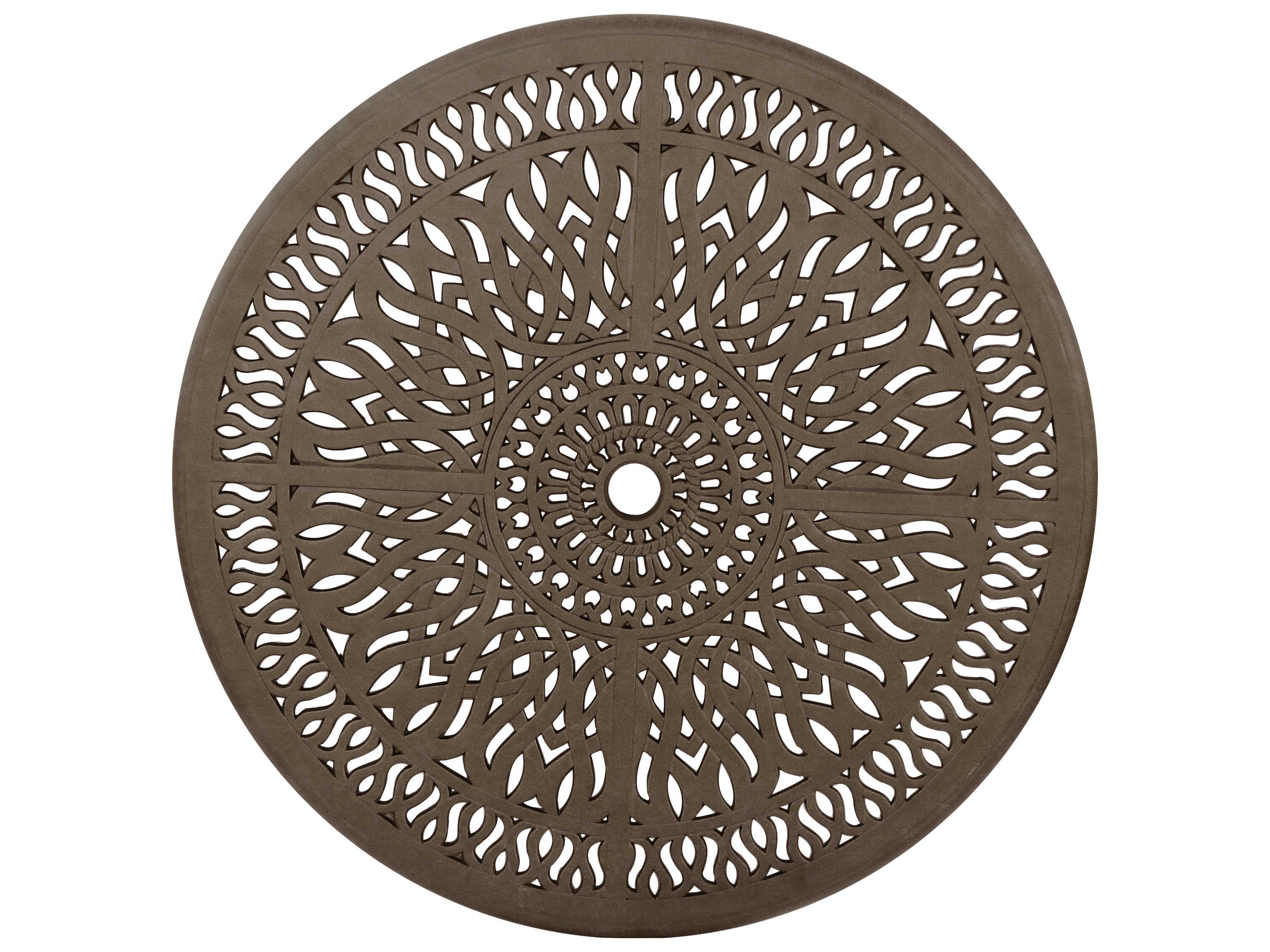 Darlee Outdoor Living Elisabeth Cast Aluminum Antique Bronze 5 Piece Bar Set