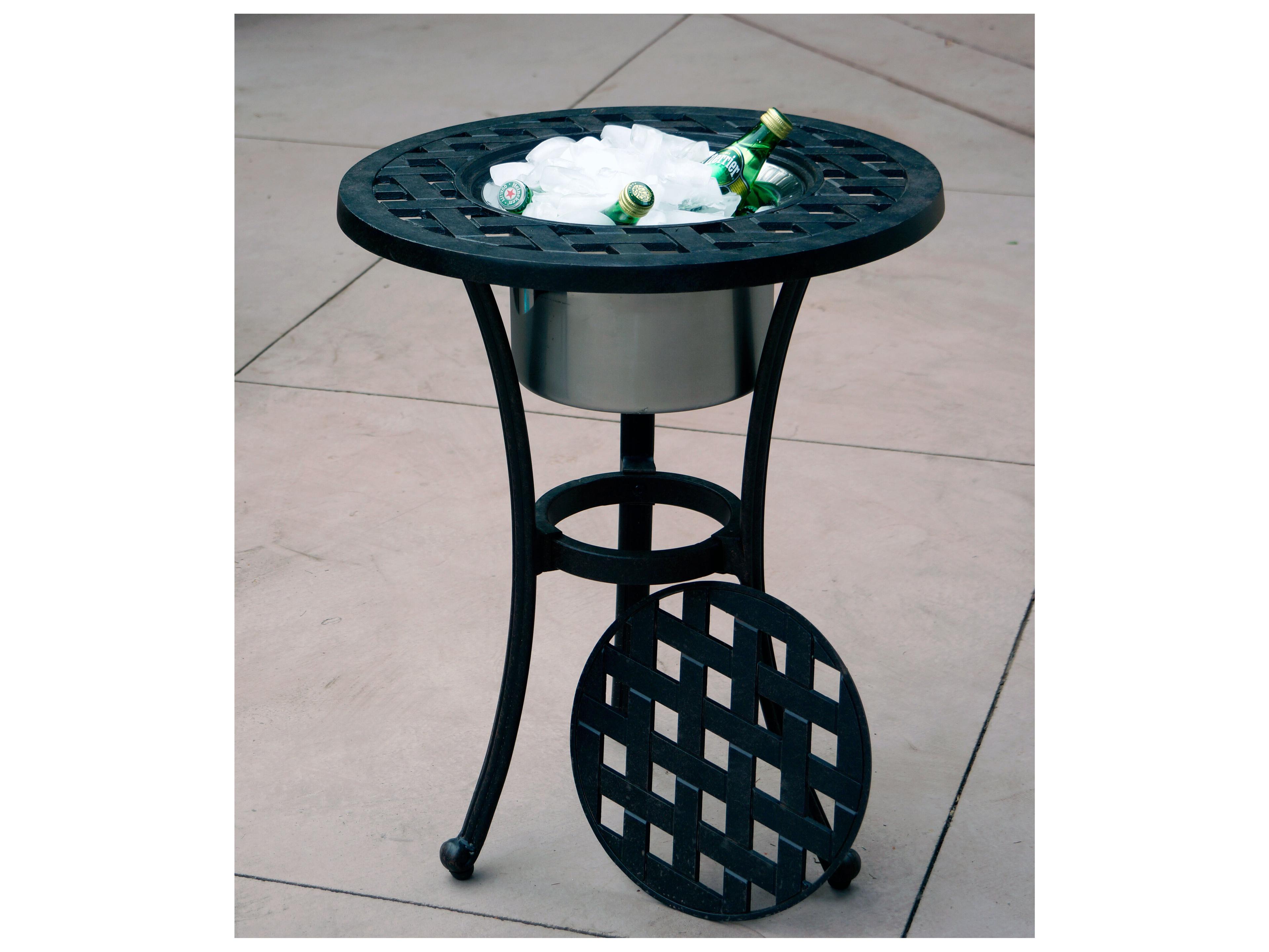 Darlee Outdoor Living Elisabeth Cast Aluminum Antique Bronze 3 Piece Lounge Set