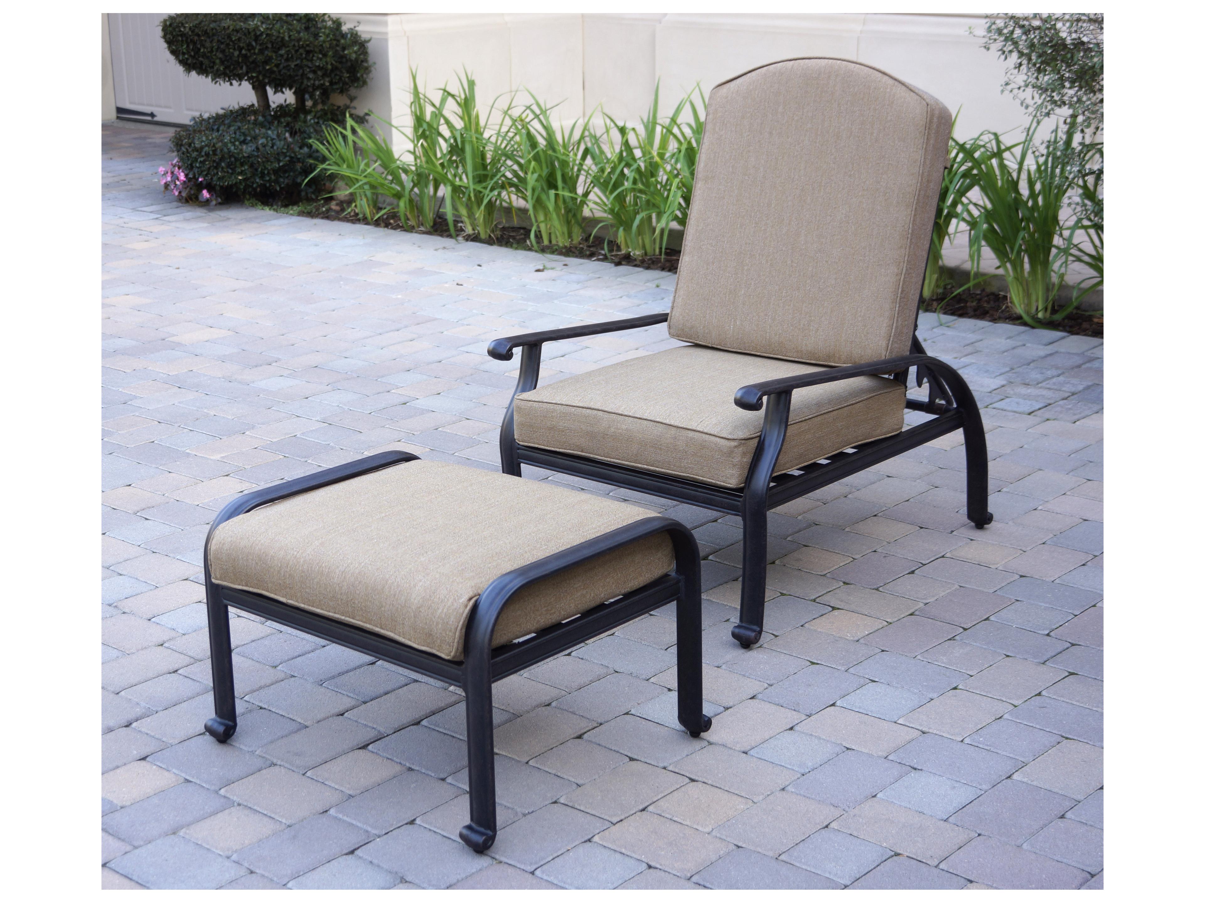 Darlee Outdoor Living Elisabeth Cast Aluminum Antique Bronze 5 Piece Lounge Set