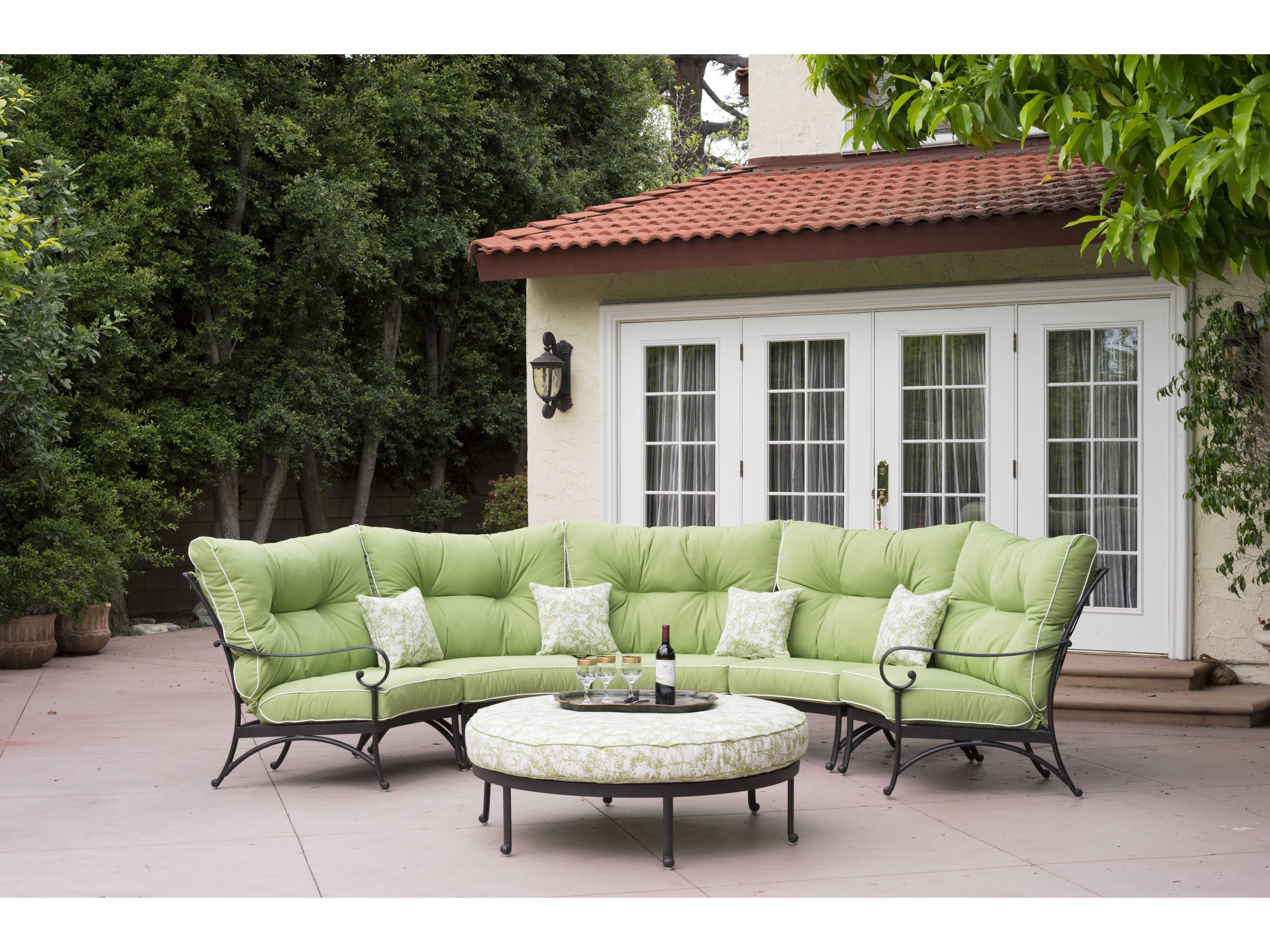 Darlee Outdoor Living Santa Anita Antique Bronze Cast Aluminum Lounge Set