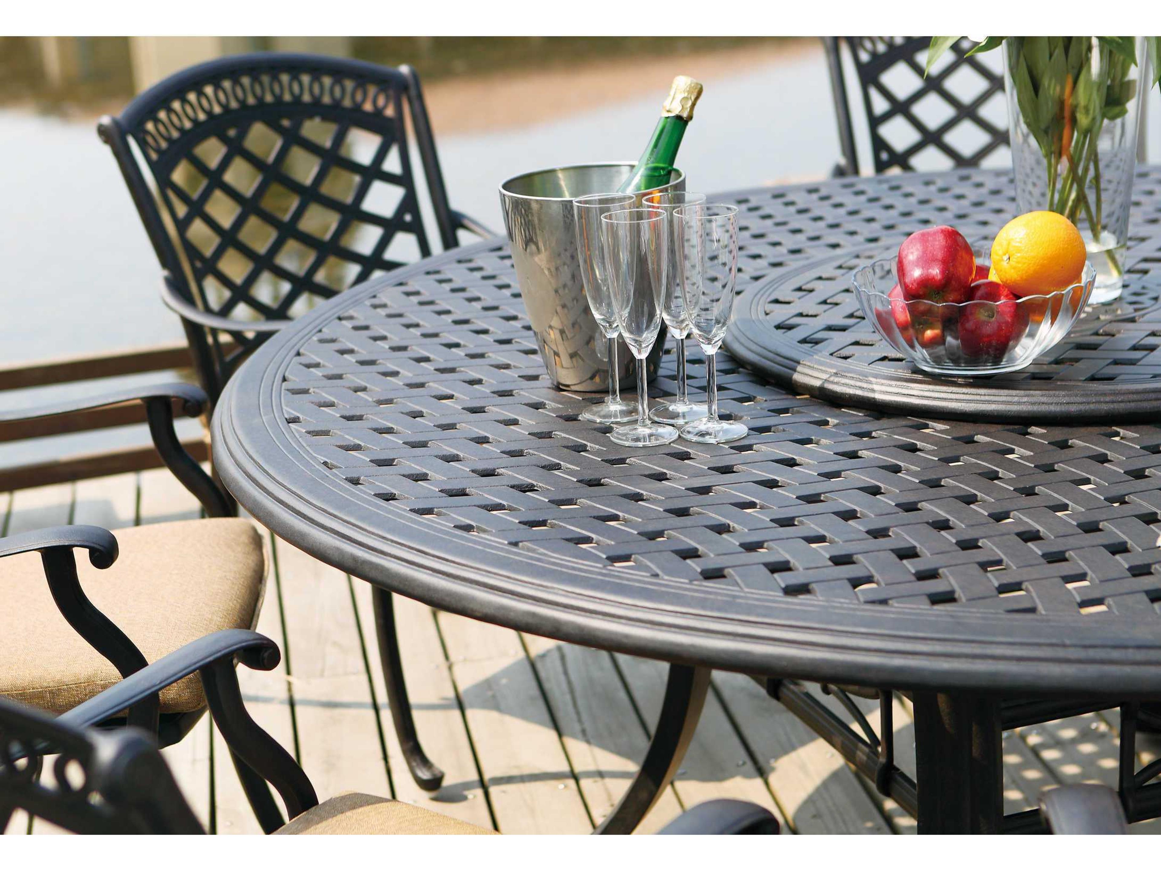 Darlee Outdoor Living Sedona Antique Bronze Cast Aluminum Dining Set