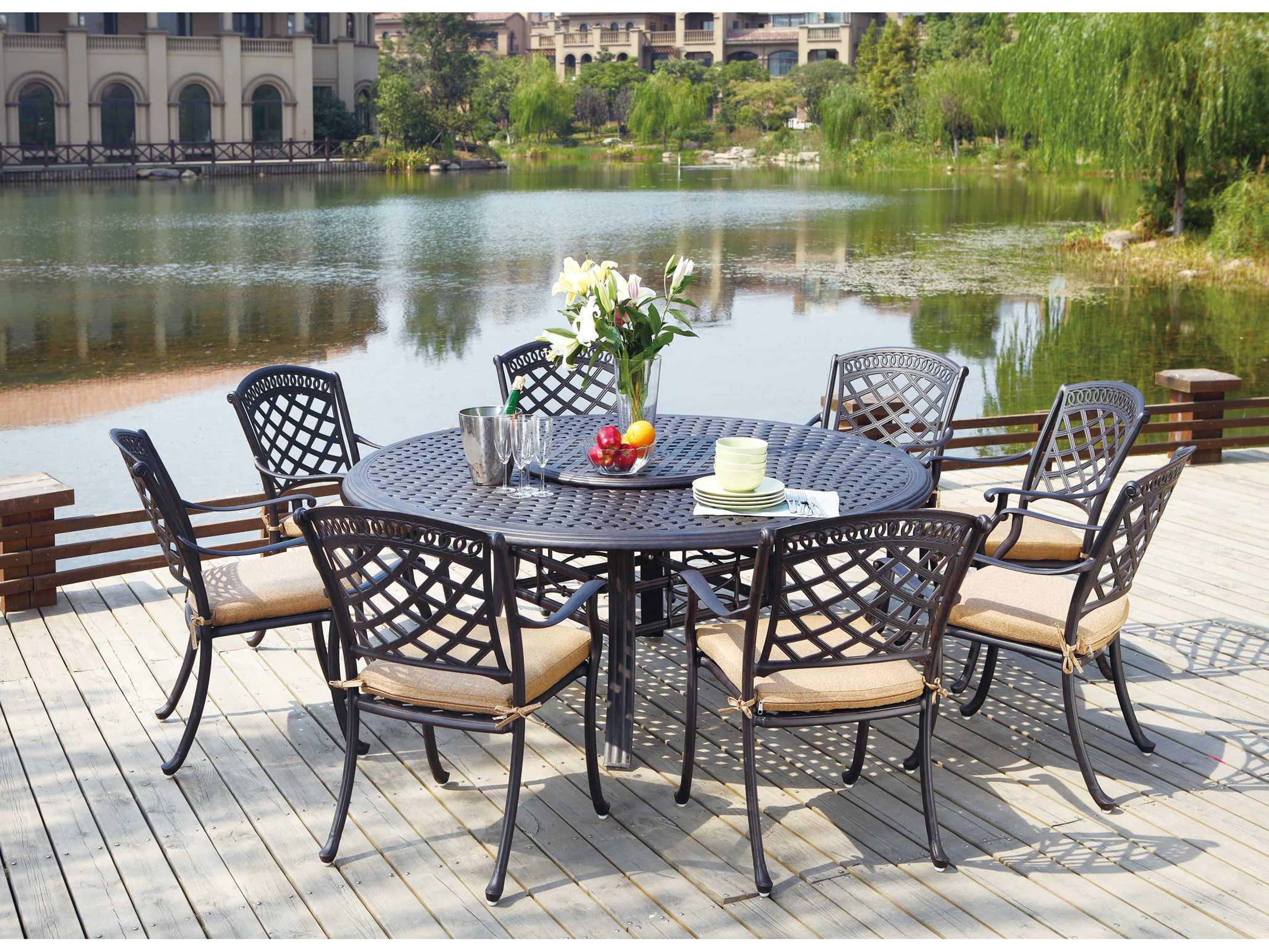 Sedona Antique Bronze Cast Aluminum Dining Set