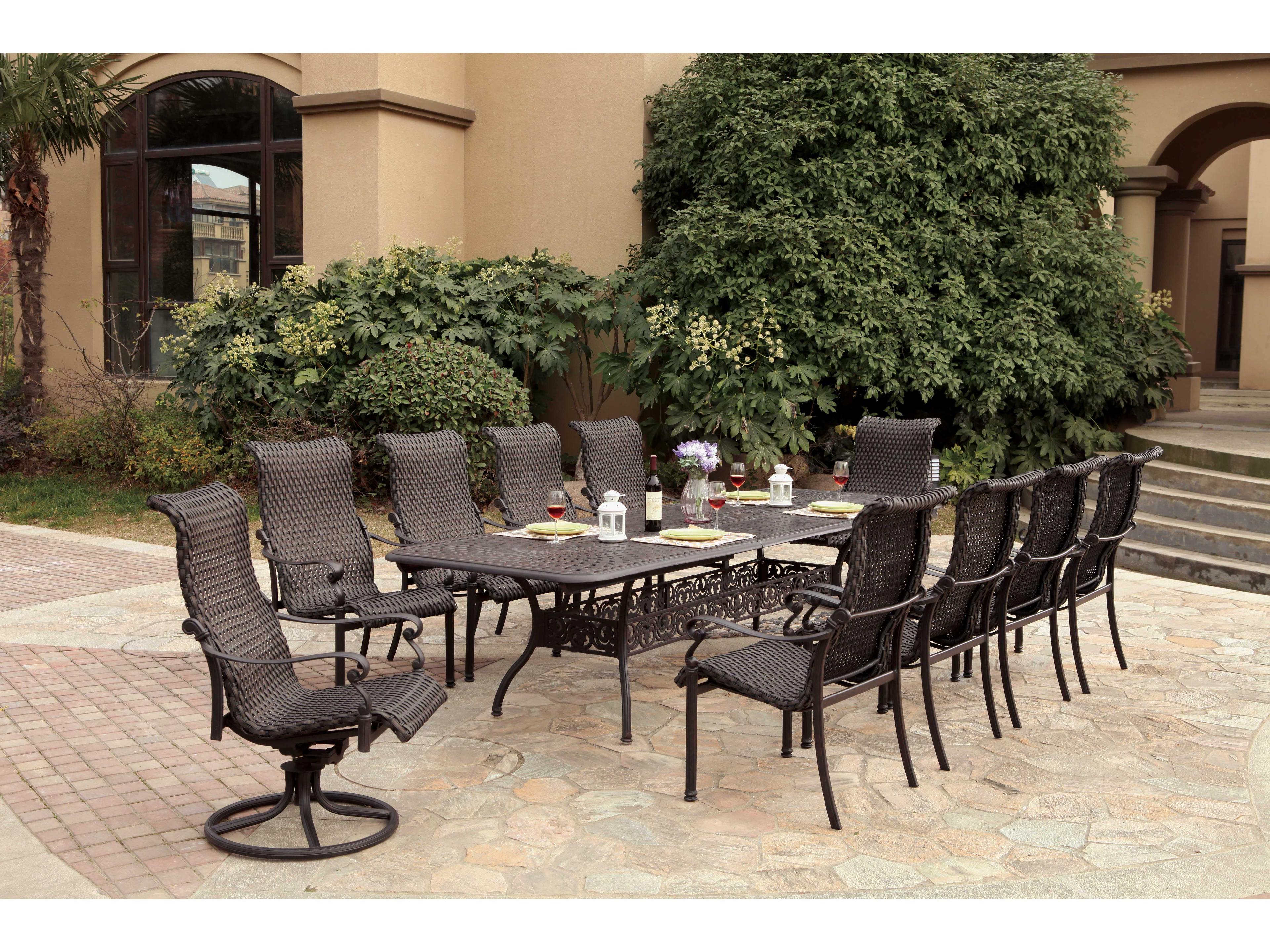 Victoria Wicker Dining Set