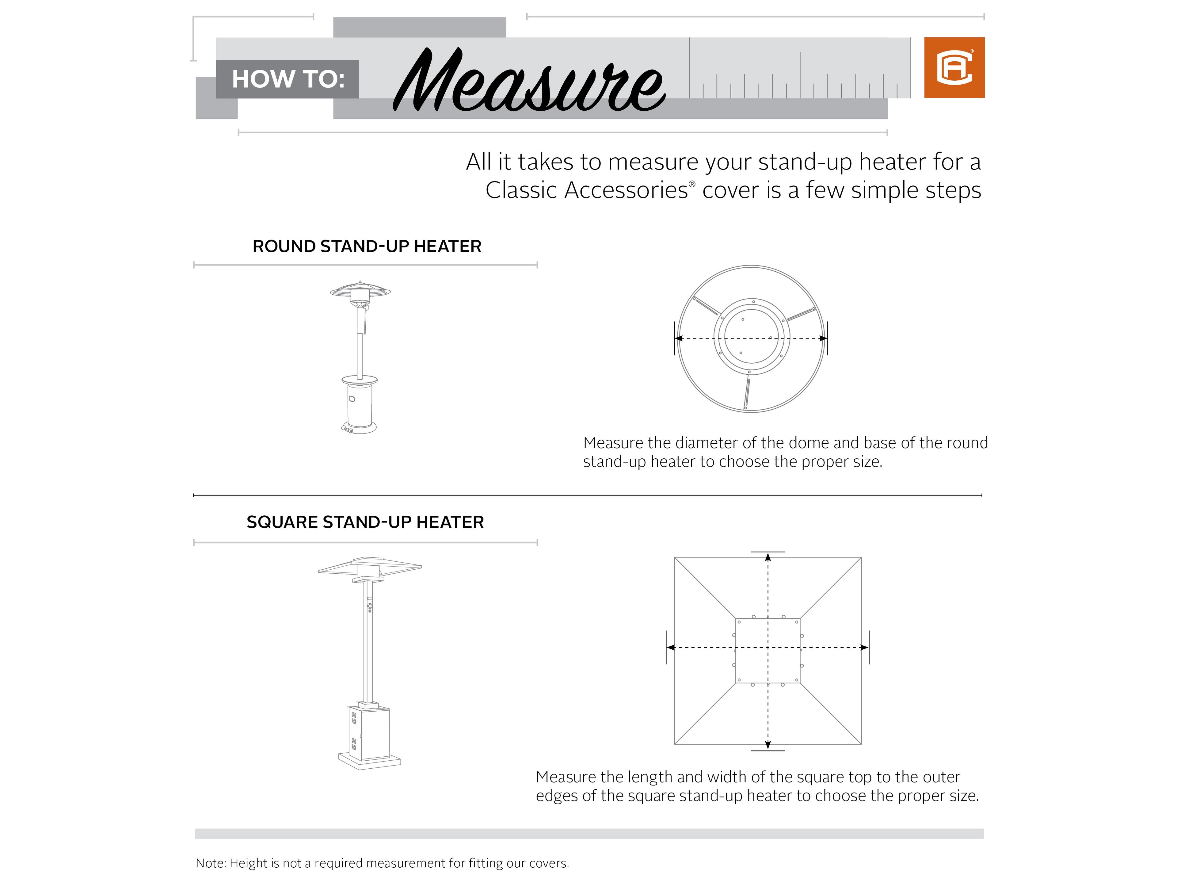 Duck Covers Terrazzo Sand 34 Inch Round Standup Heater Cover