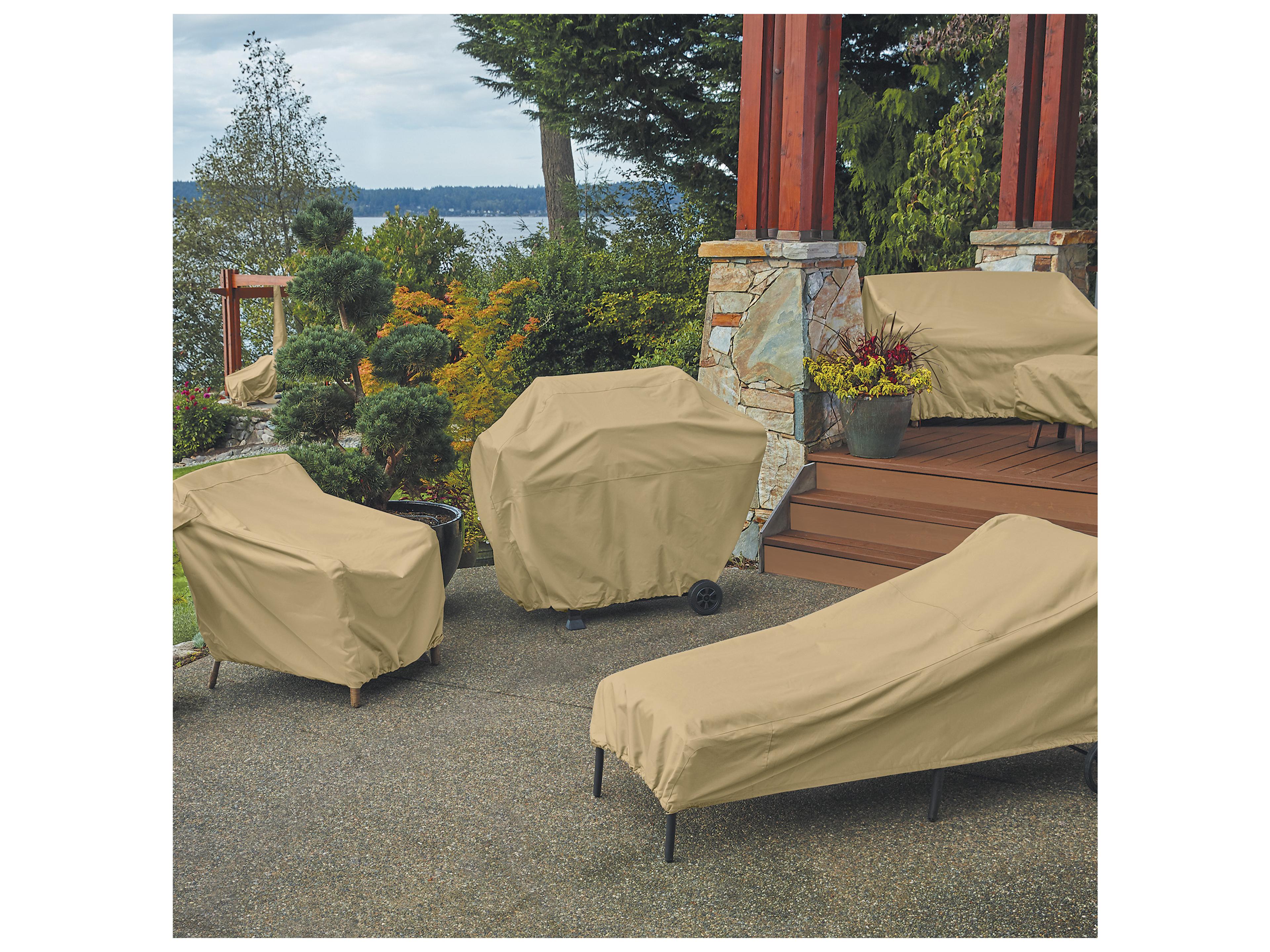 Duck Covers Terrazzo Sand 58 Inch BBQ Grill Cover