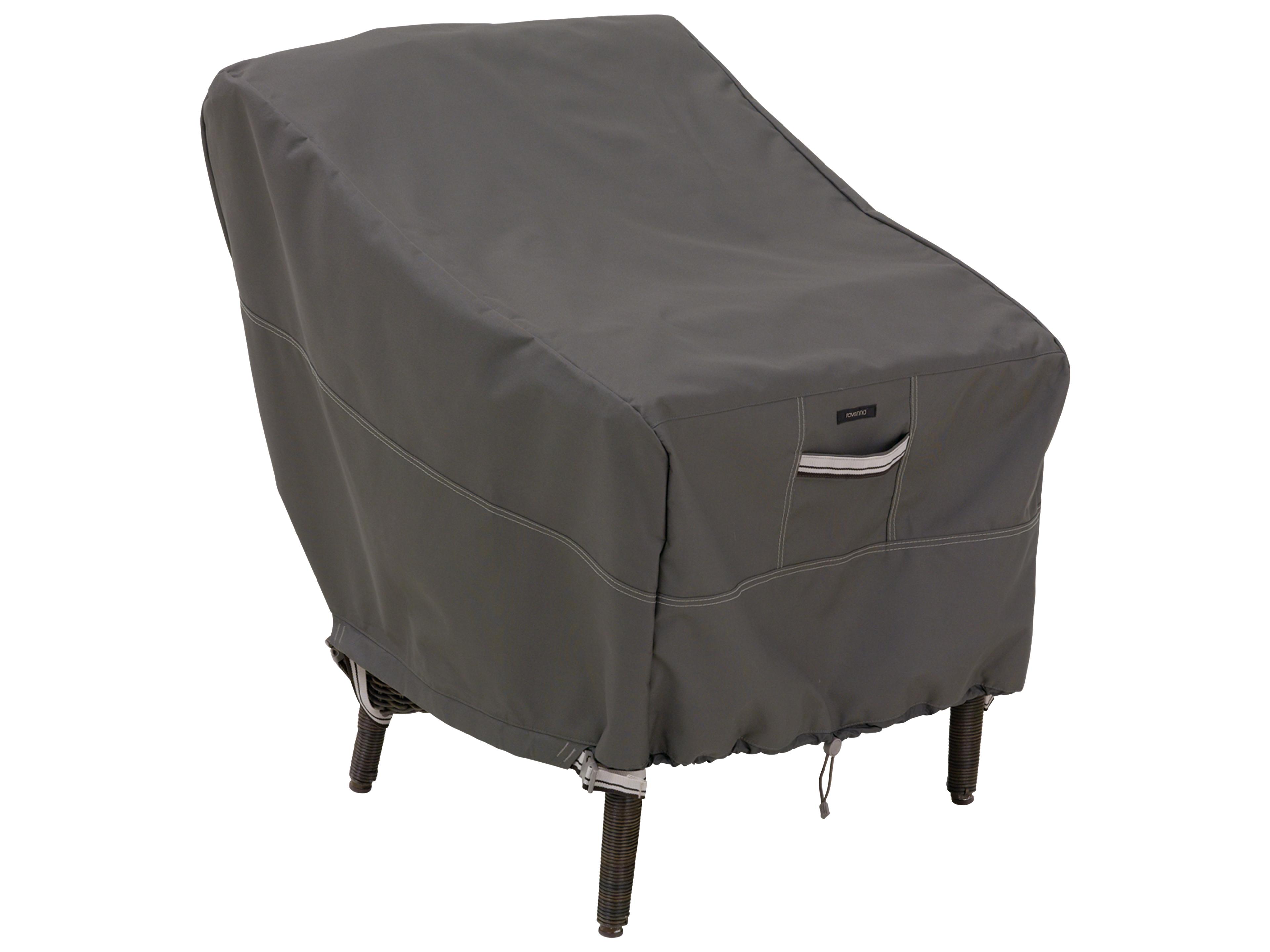 Ravenna Dark Taupe 25.5 Inch Chair Cover