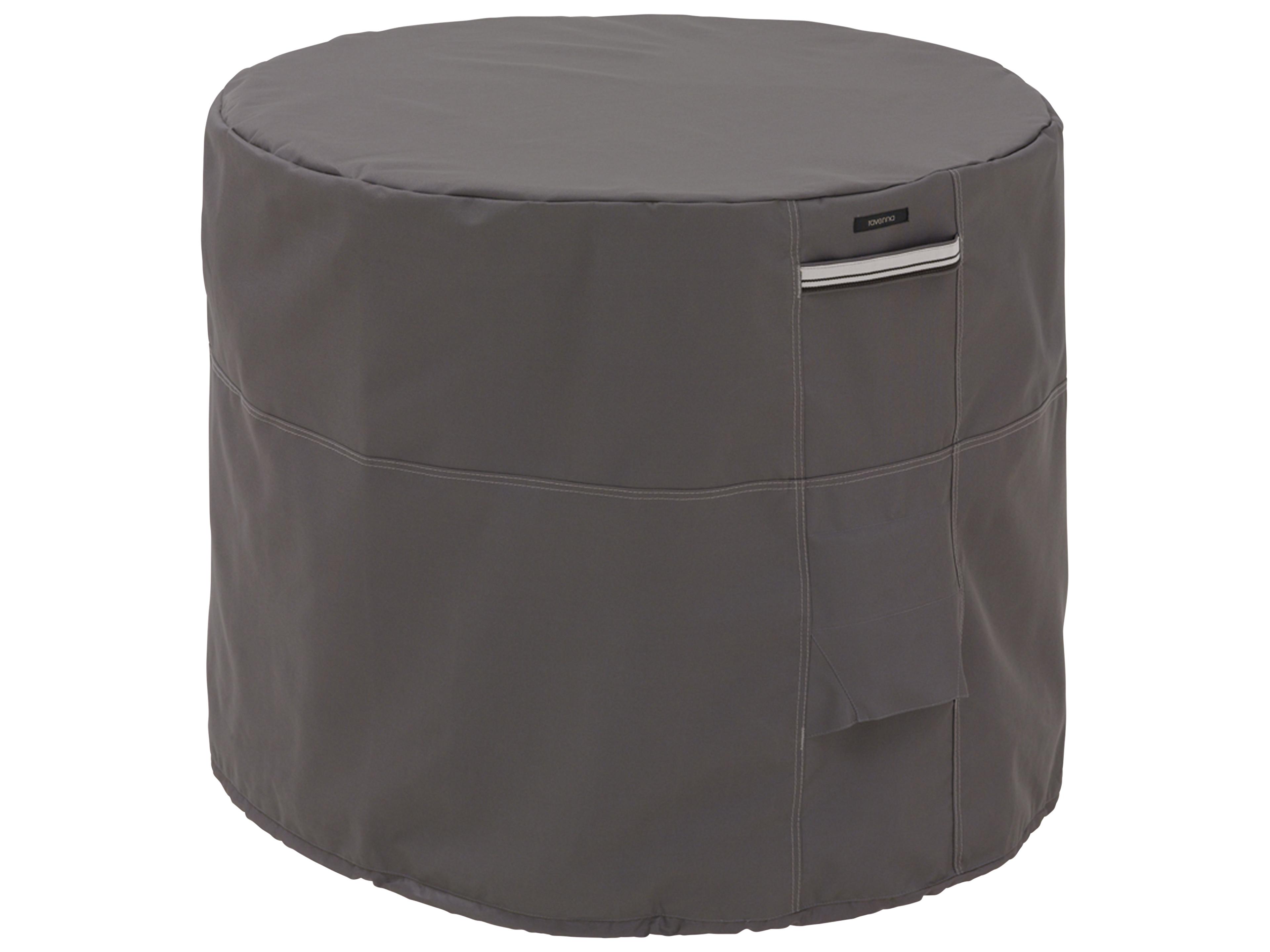 Ravenna Dark Taupe 34 Inch Round Air Conditioner Cover