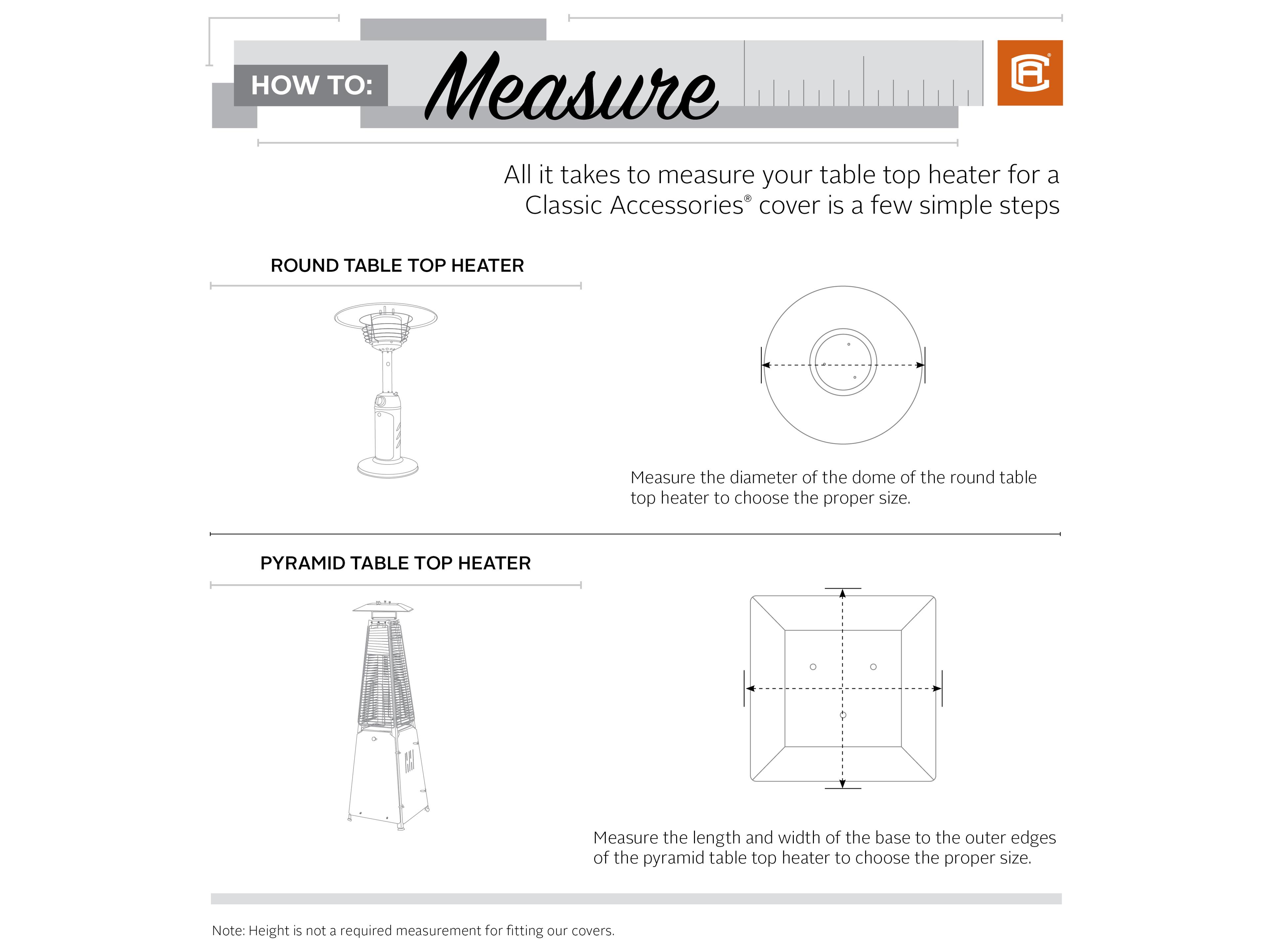 Duck Covers Veranda Pebble 21 Inch Round Table Top Heater Cover