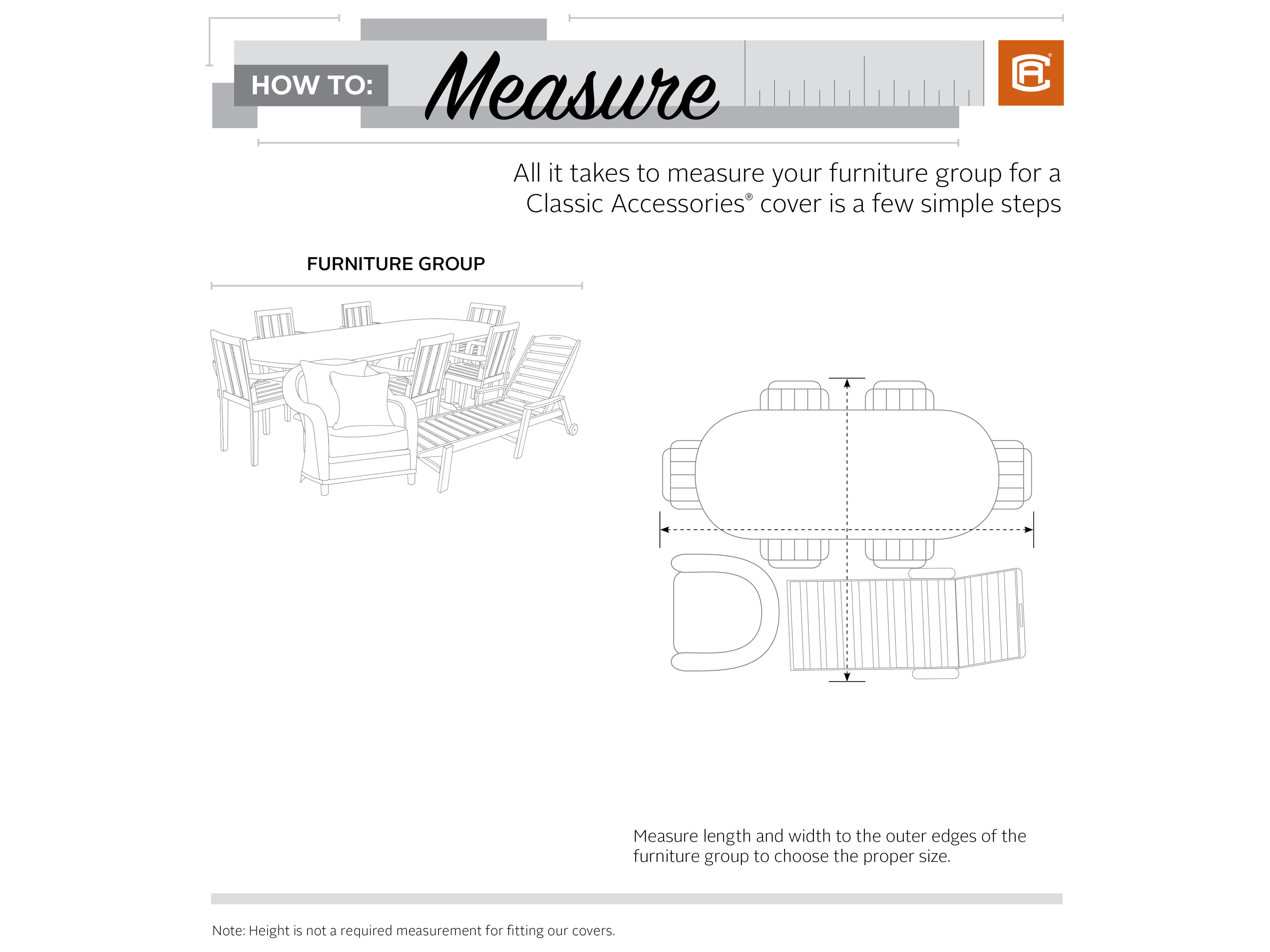 Duck Covers Veranda Pebble 140 Inch XL General Purpose Patio Furniture Set Cover