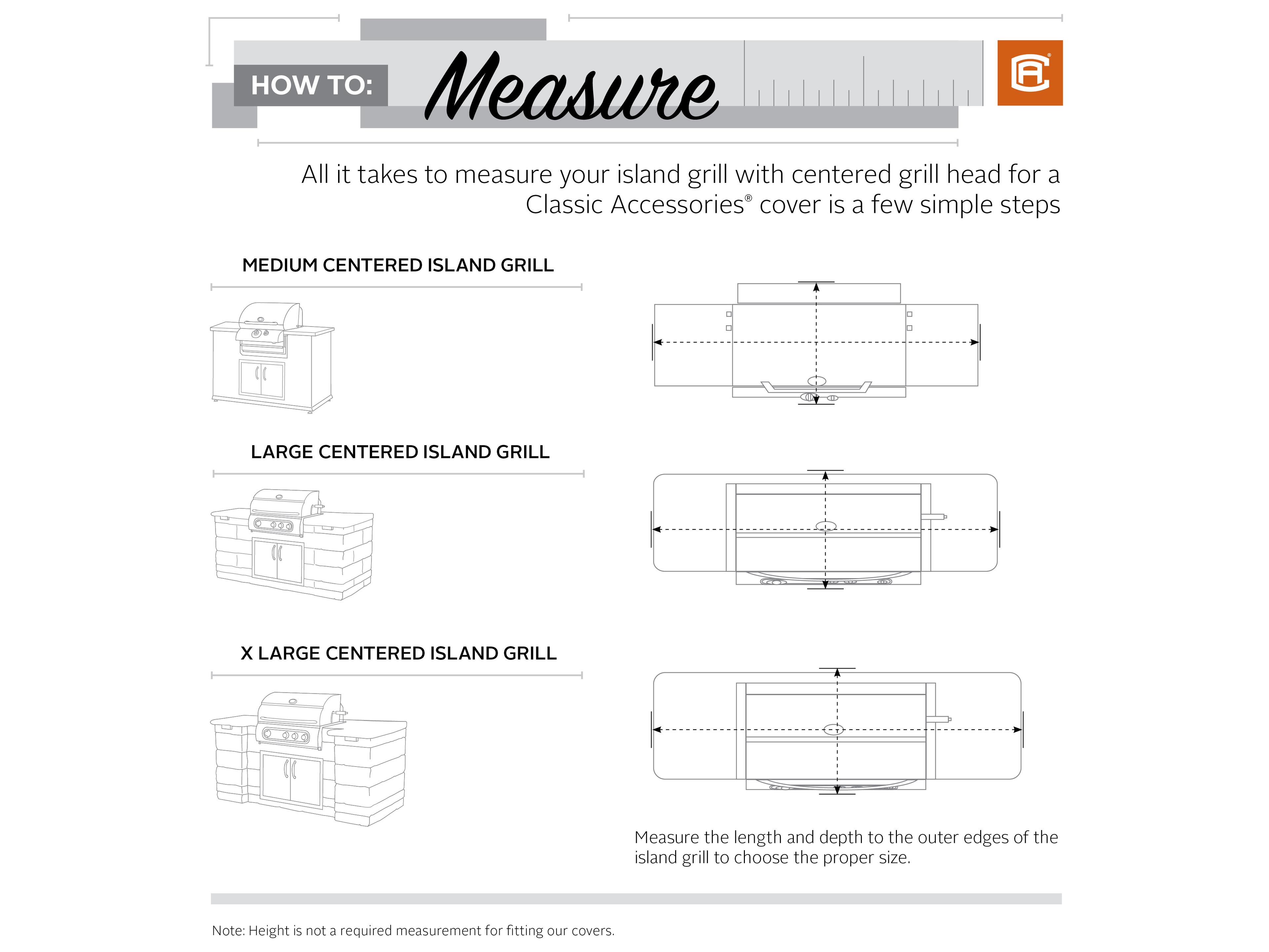 Duck Covers Veranda Pebble 86 Inch Island With Center Grill Head