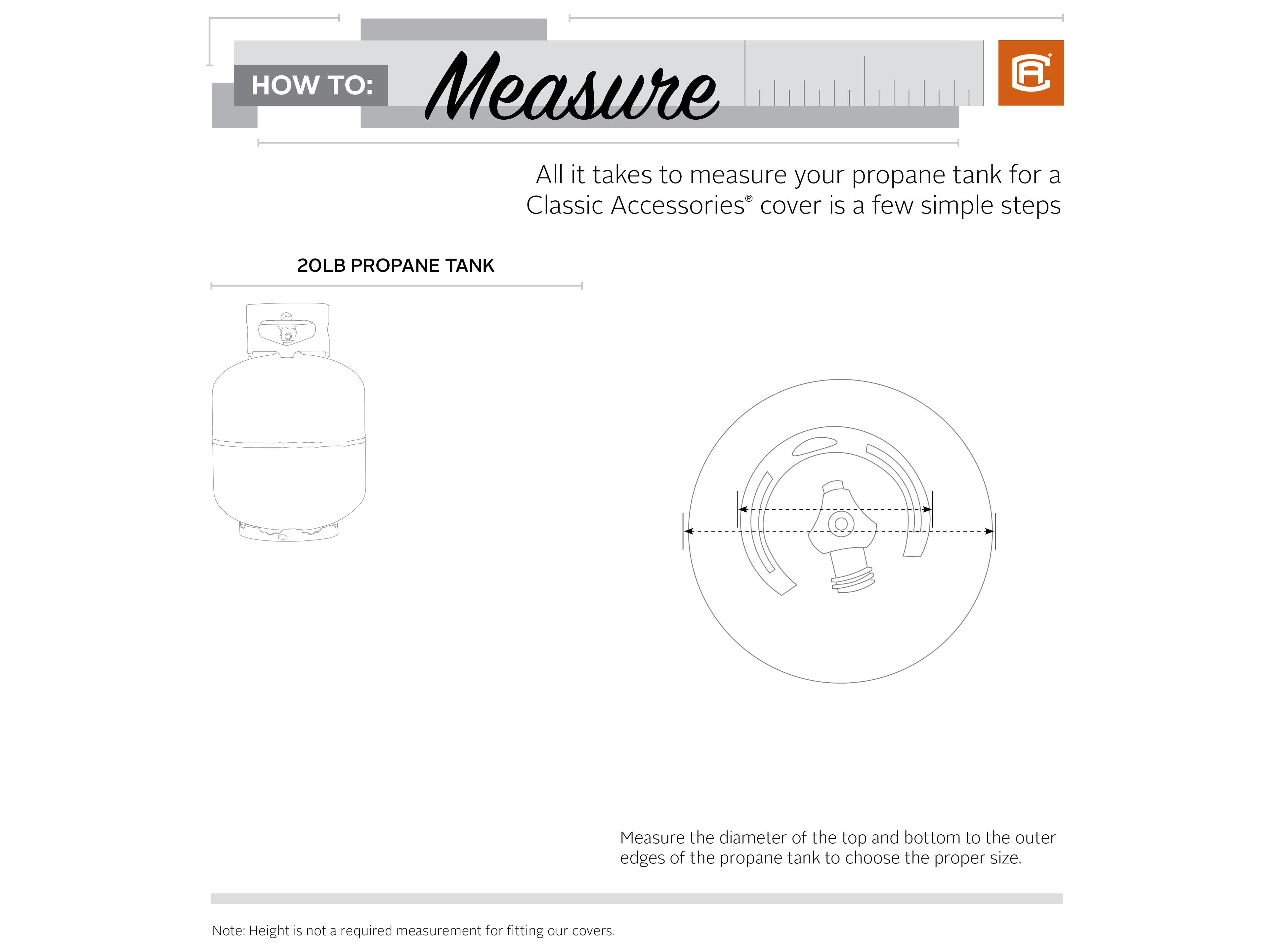 Duck Covers Veranda Pebble 7 Inch Propane Tank Cover