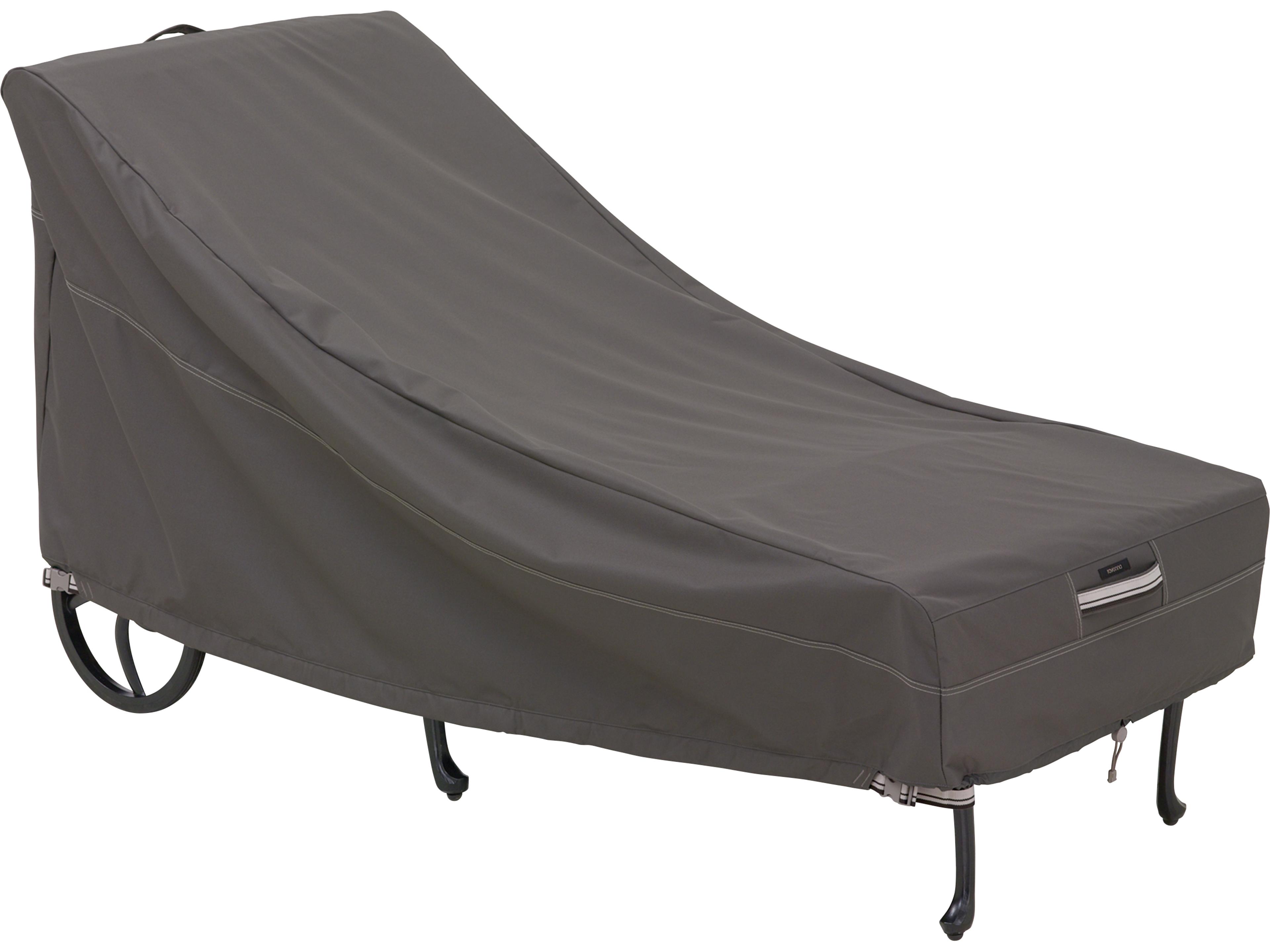 Ravenna Dark Taupe 86 Inch Chaise Lounge Cover