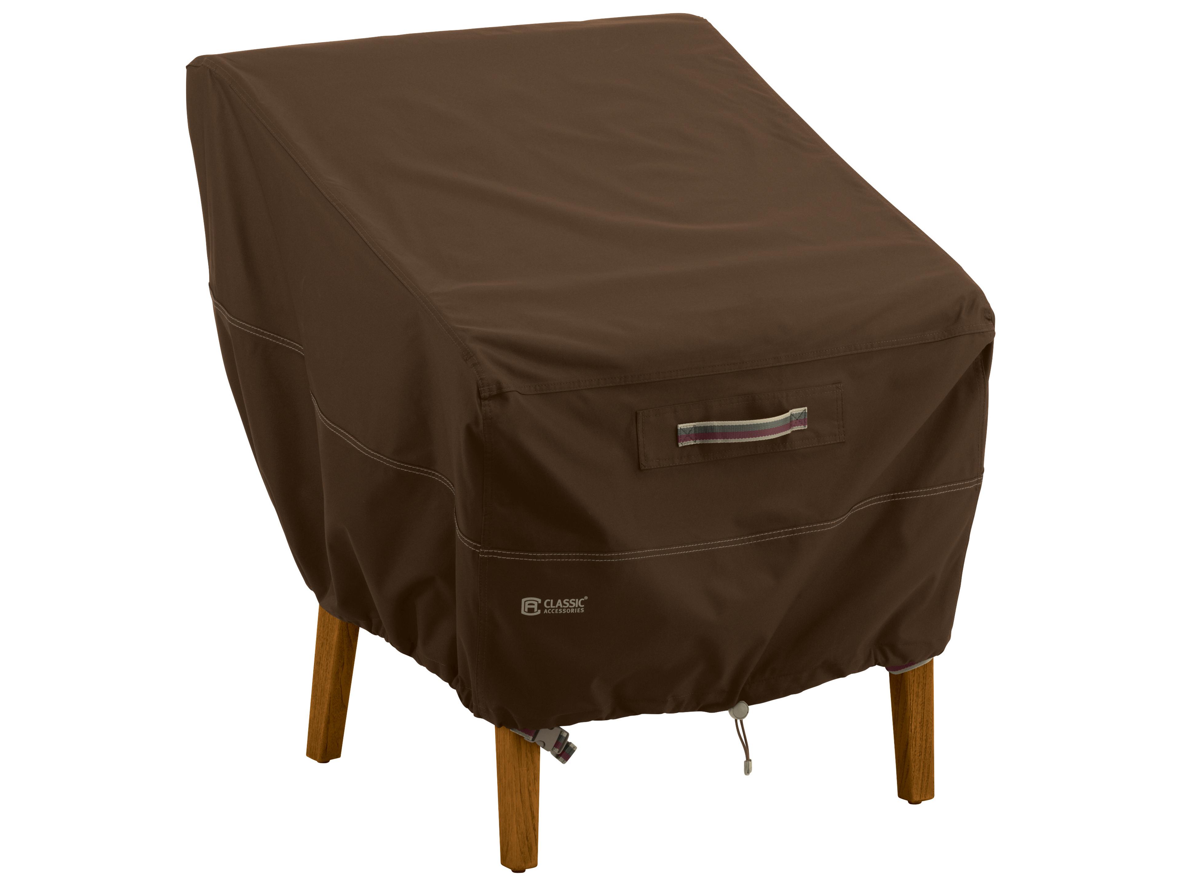 Madrona Dark Cocoa 27 Inch High Back Patio Chair Cover