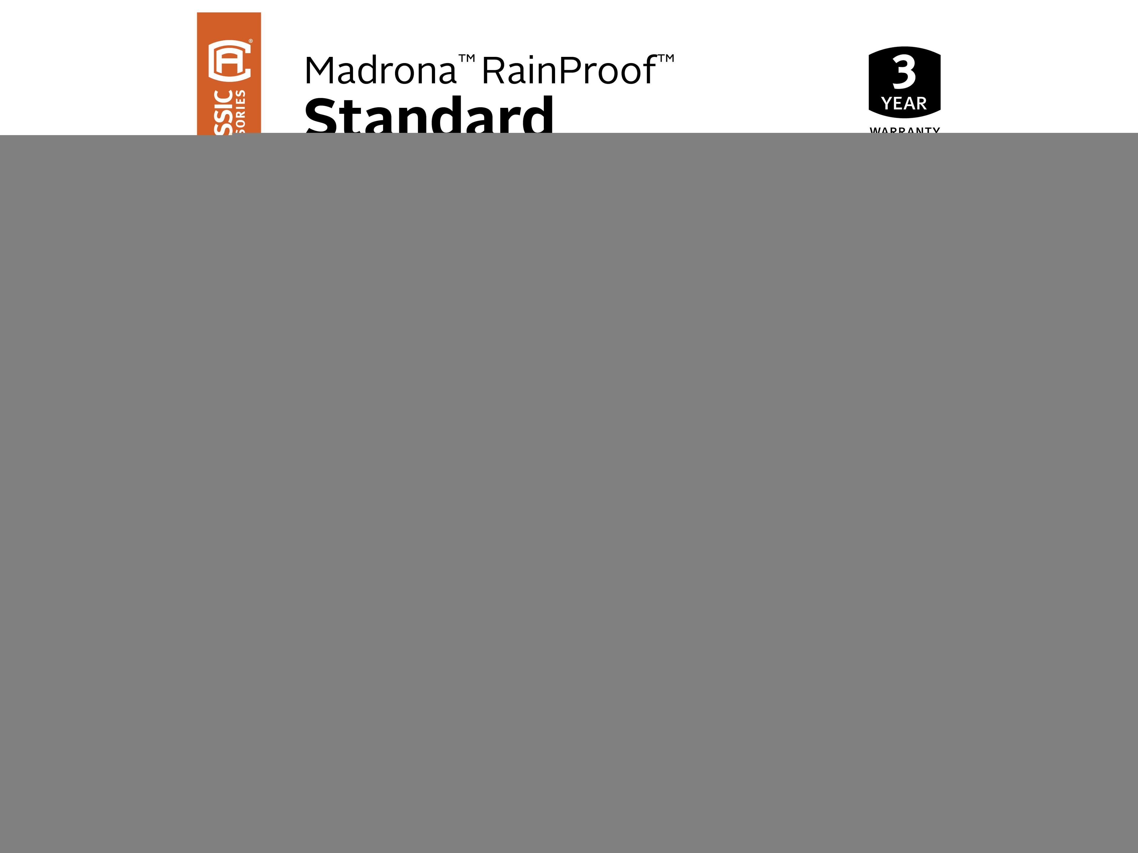 Duck Covers Madrona Dark Cocoa 27 Inch High Back Patio Chair Cover